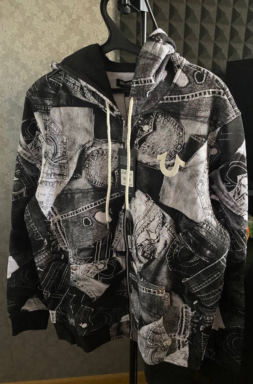 True Religion True Religion Buddha Jeans Zip Hoodie Size US L / EU 52-54 / 3 - 1 Thumbnail