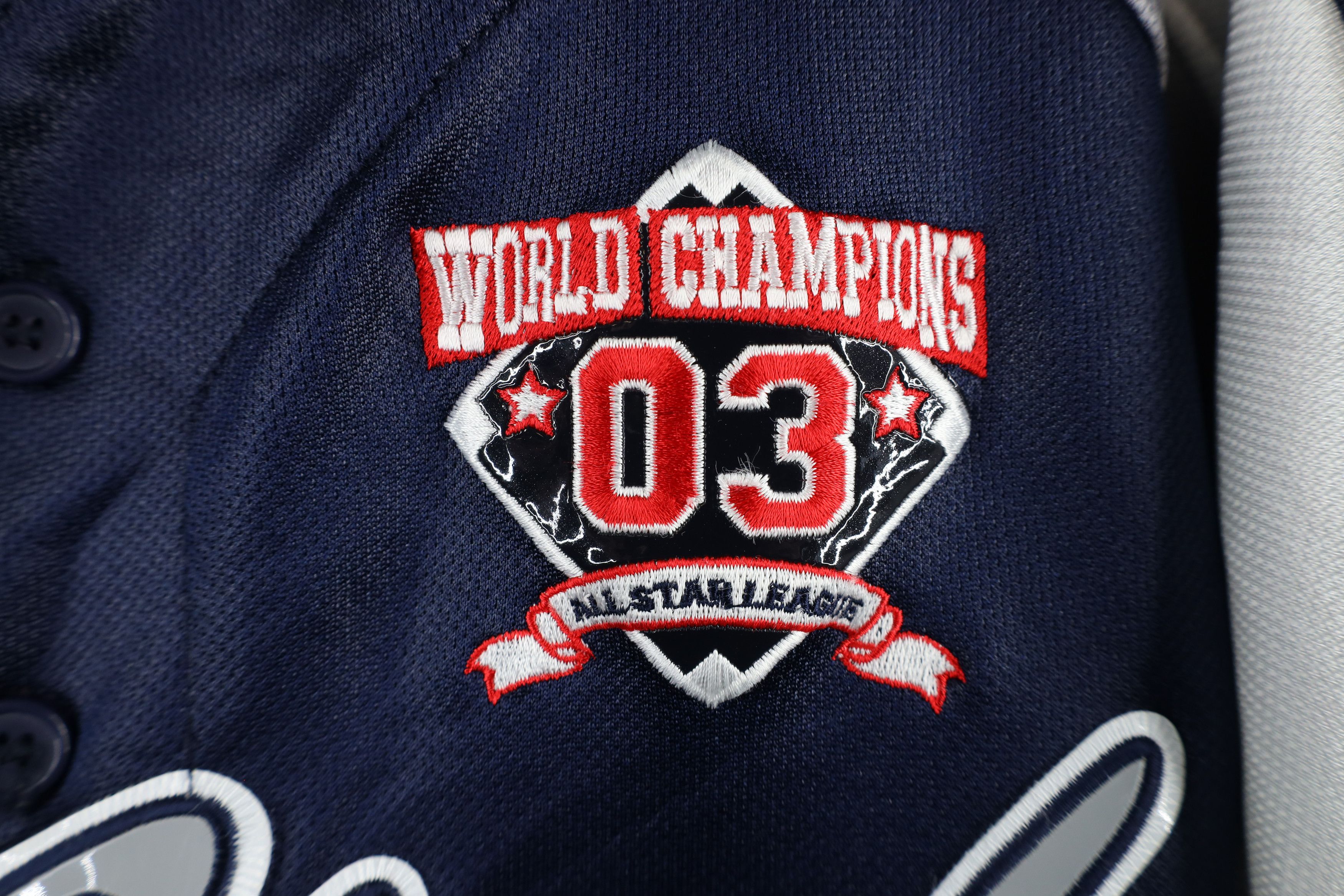 Vintage Vintage 90s Y2K Streetwear New York Baseball Jersey Blue Size US XXL / EU 58 / 5 - 4 Thumbnail