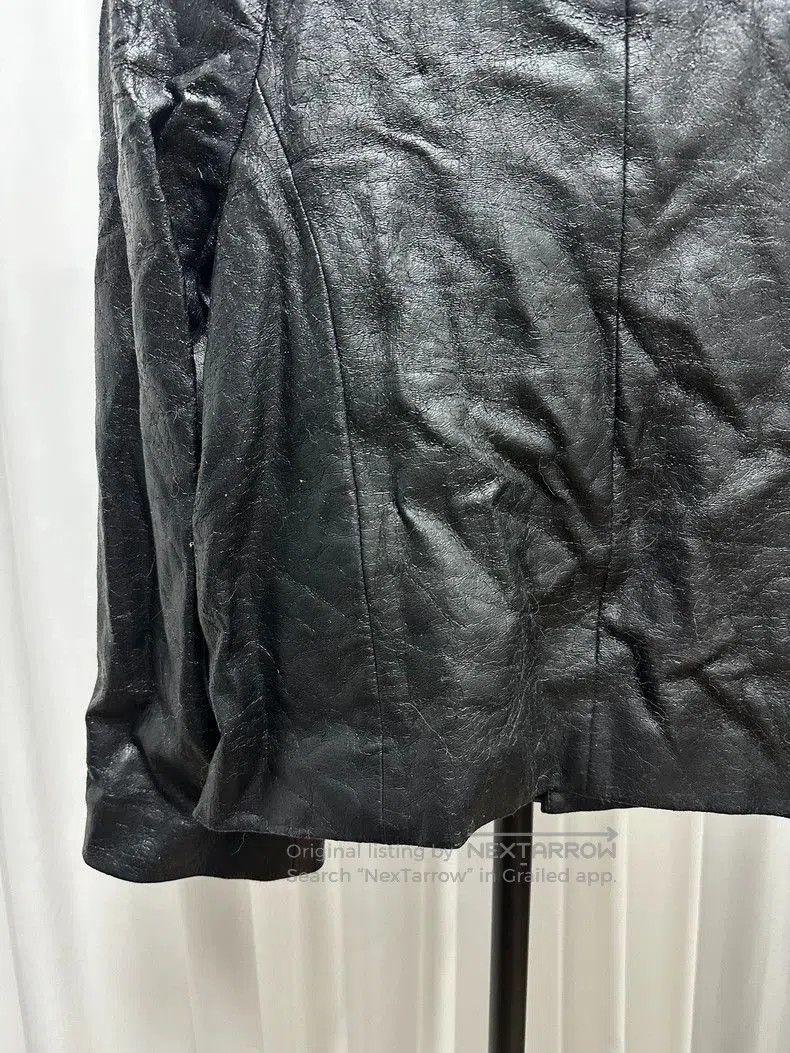 Comme des Garcons Comme des Garcons Tricot Faux Leather Jacket. Size US XS / EU 42 / 0 - 6 Thumbnail