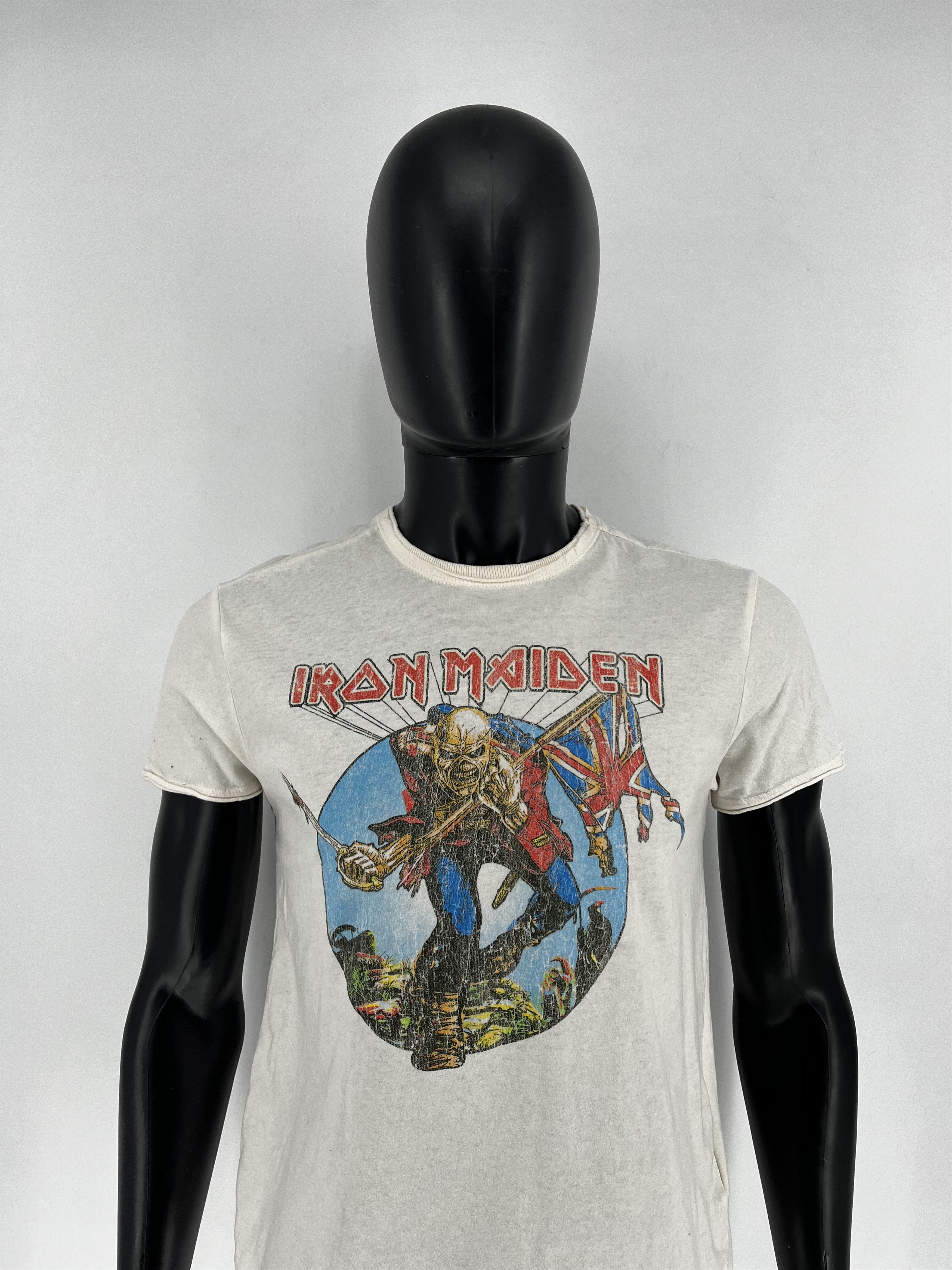 Band Tees × Vintage Vintage Y2K Iron Maiden Face Horror Tee Band Rock T Shirt Size US S / EU 44-46 / 1 - 1 Thumbnail