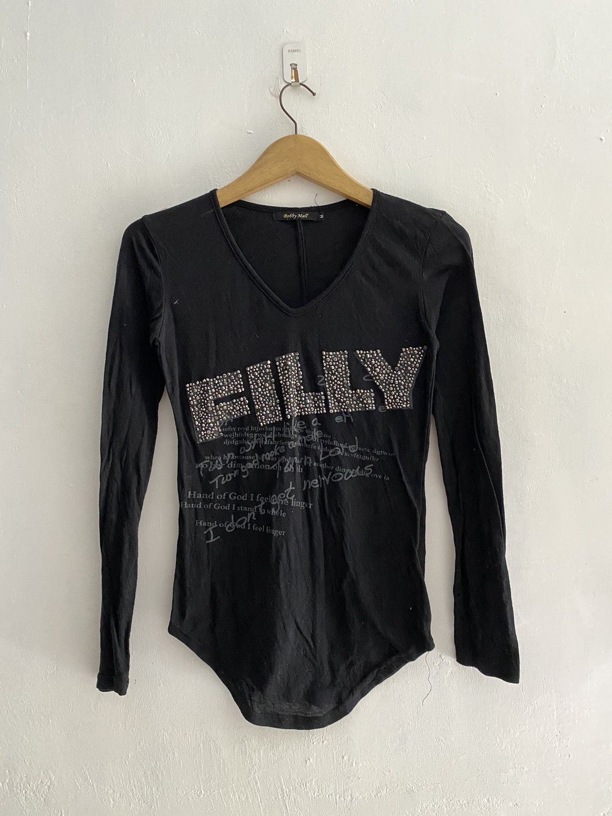 If Six Was Nine × Japanese Brand × Le Grande Bleu (L.G.B.) bobby mall glitter poem longsleeve tshirt Size US M / EU 48-50 / 2 - 1 Thumbnail
