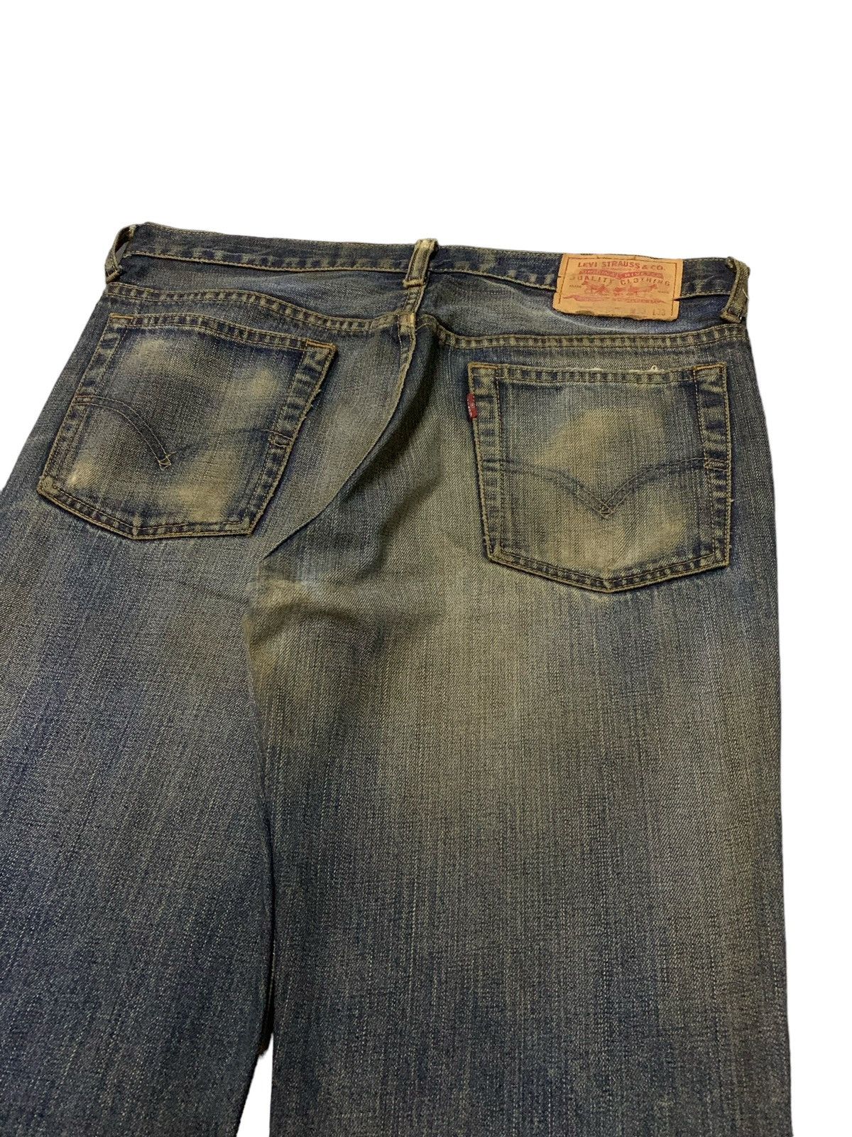 Levi's × Vintage Vintage Levis 517 - 03 Mud Wash Whiskers Flared Jeans Size US 32 / EU 48 - 11 Thumbnail