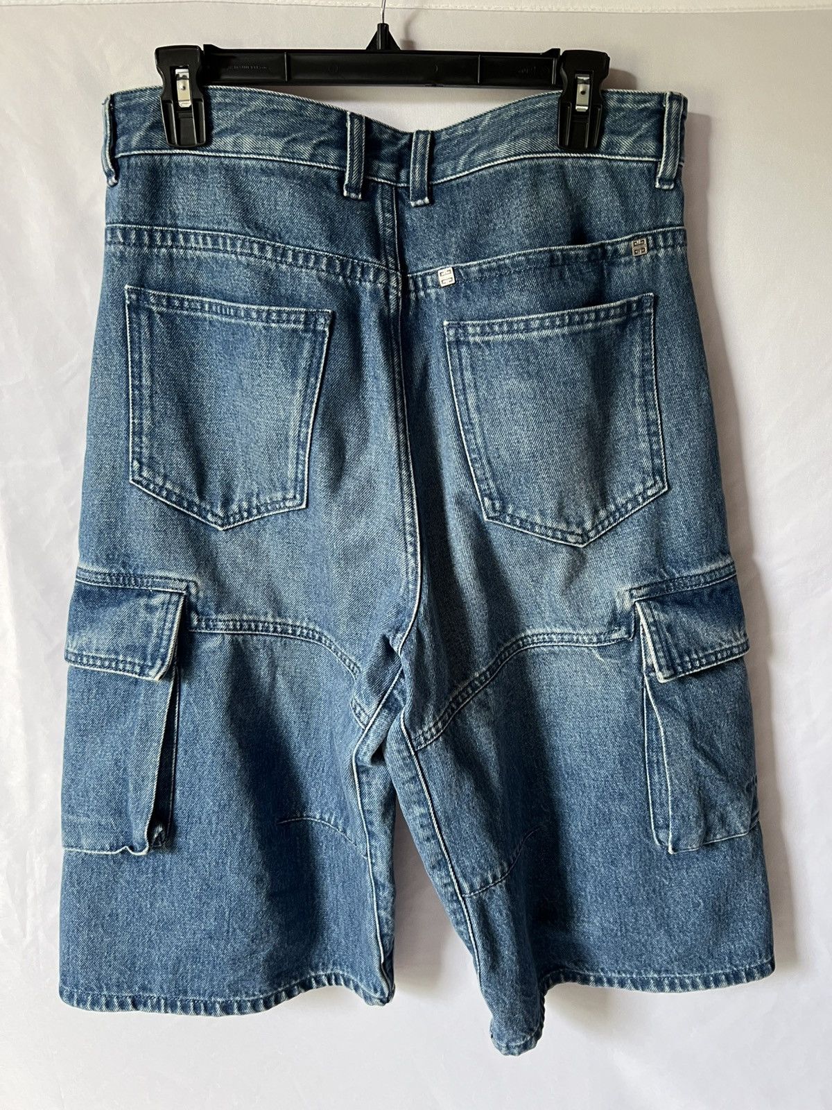 Givenchy Givenchy Denim Cargo Shorts Size US 30 / EU 46 - 2 Thumbnail