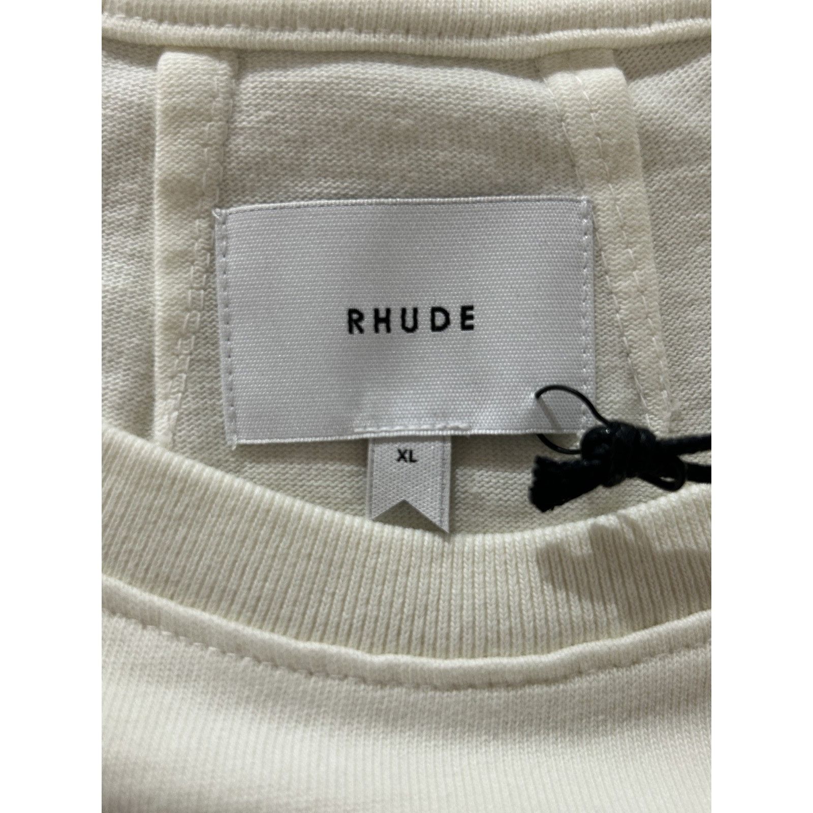Rhude RHUDE CADRE WHITE TEE SIZE XL NEW Size US XL / EU 56 / 4 - 2 Thumbnail