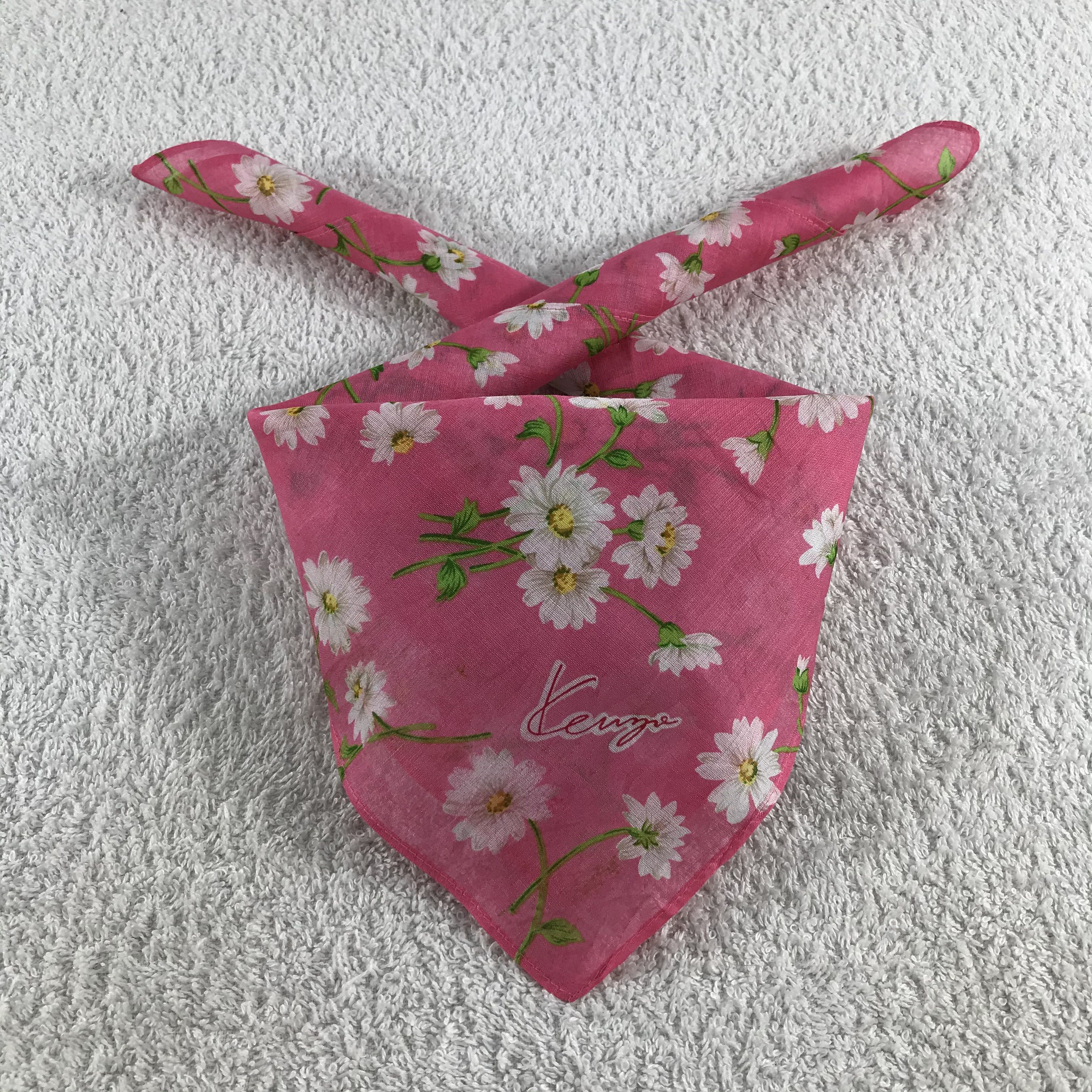 Kenzo × Vintage Kenzo Bandana / Handkerchief / Neckerchief - S057 Size ONE SIZE - 3 Thumbnail