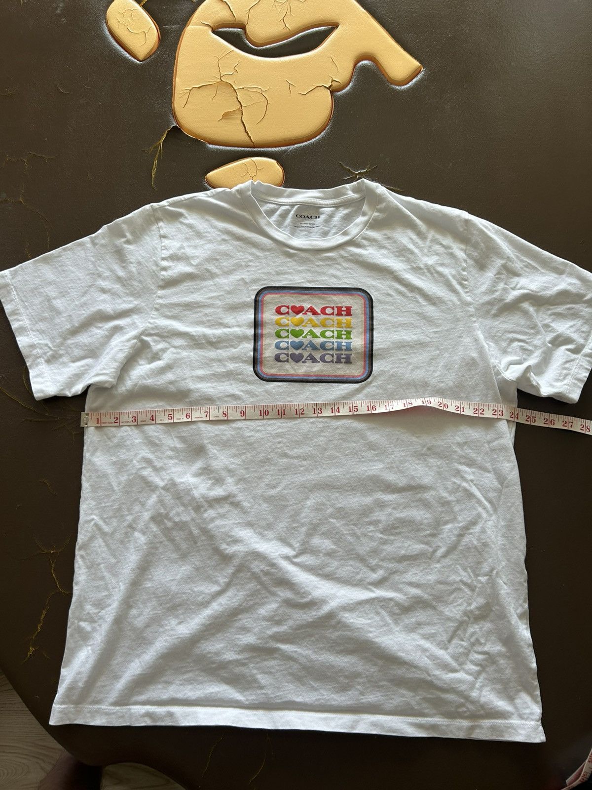 Coach Coach repeat logo tee white Size US XXL / EU 58 / 5 - 4 Thumbnail