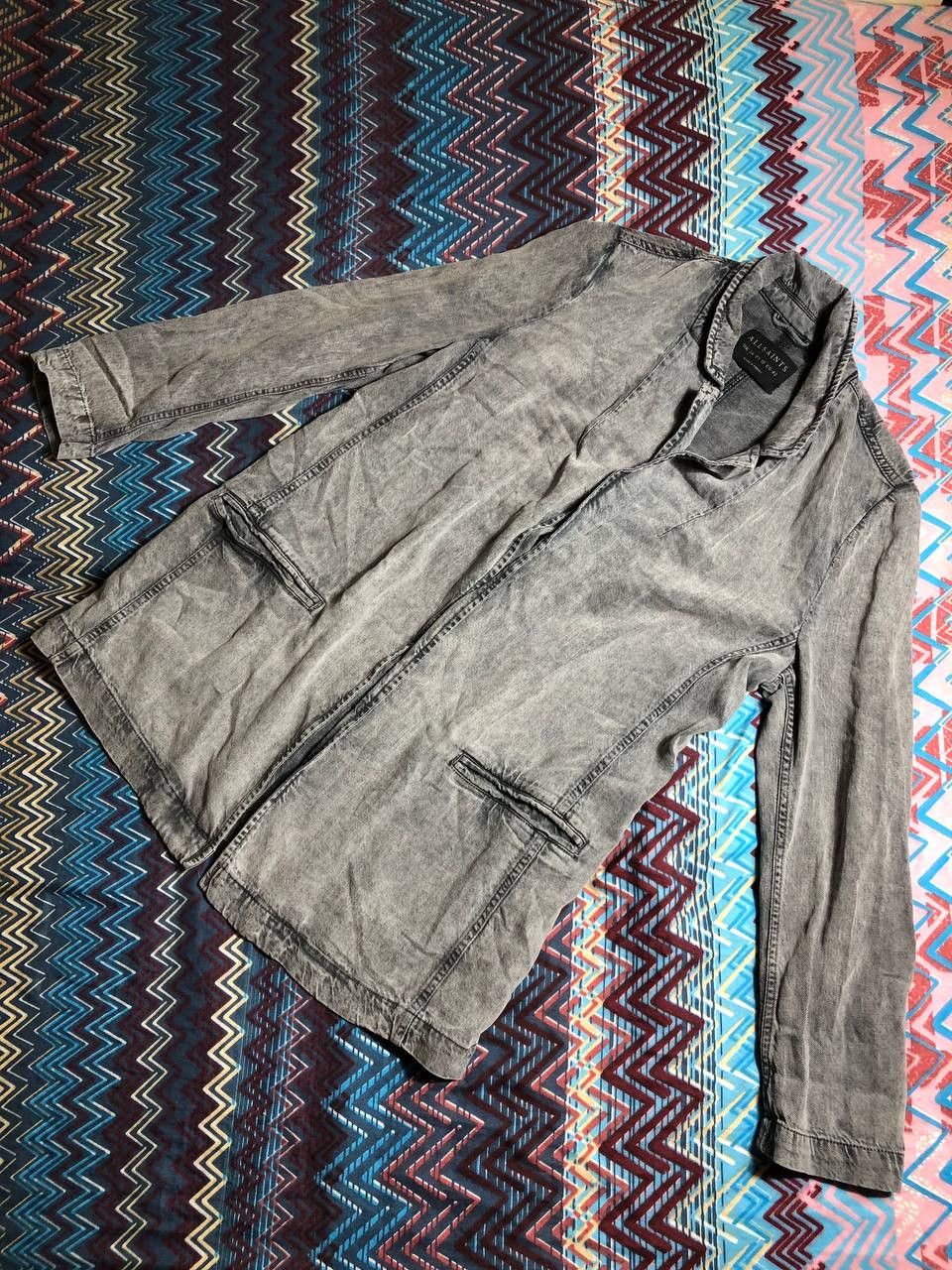 Allsaints × Vintage Vintage Avant Garde Allsaints Nylon Bomber Jacket Size US M / EU 48-50 / 2 - 6 Thumbnail