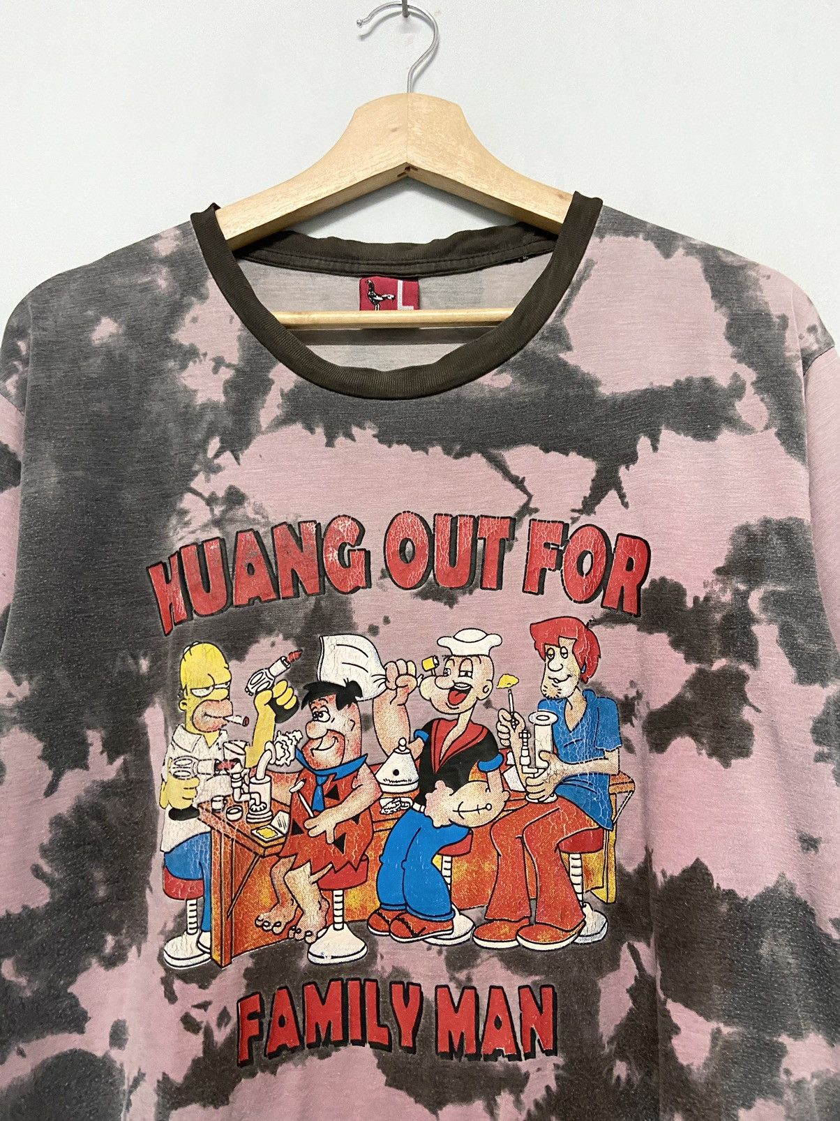 Cartoon Network × Vintage Vintage Cartoon Network Family Bong Weed Smoke Ganja Parody Size US L / EU 52-54 / 3 - 1 Thumbnail