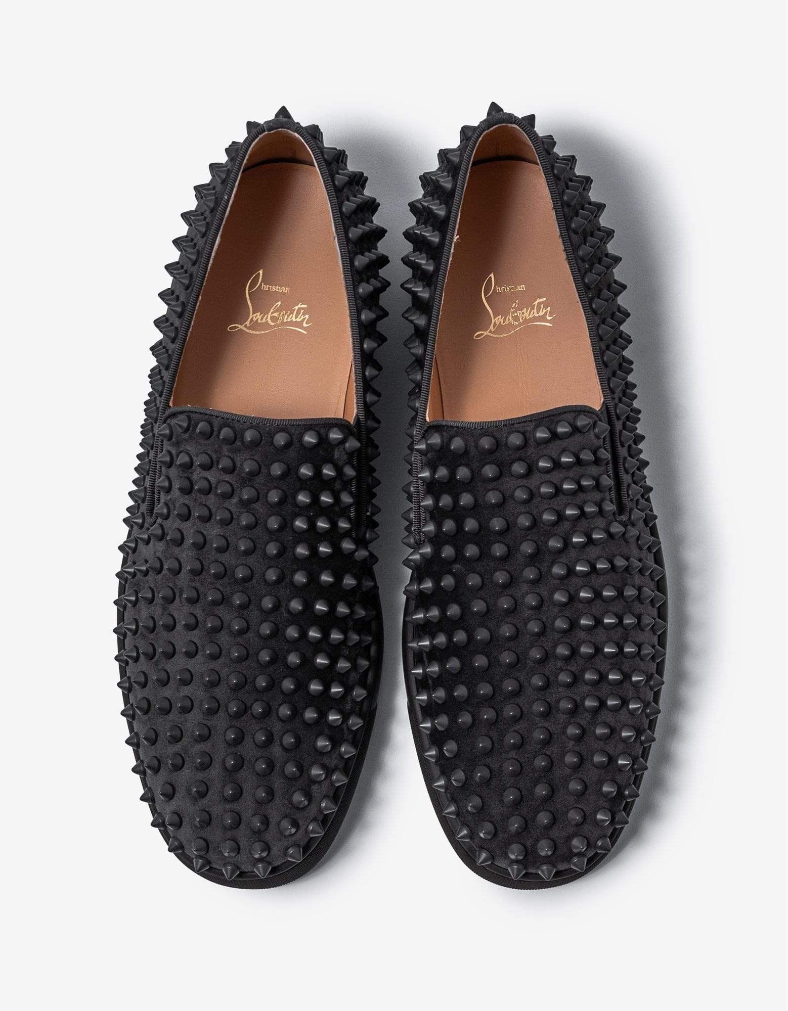 Christian Louboutin Christian Louboutin Roller-Boat Ombre Grey Suede Trainers Size US 9.5 / EU 42-43 - 4 Thumbnail