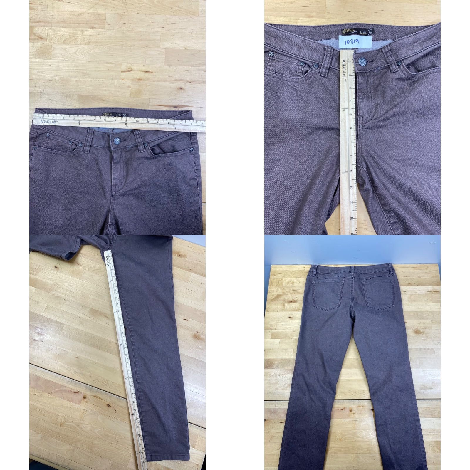 Prana prAna Kayla Jeans Womens 6 Regular 28in Inseam Brown Skinny Stretch Pockets Casual Denim Jeans 10319 Size 28" / US 6 / IT 42 - 8 Thumbnail