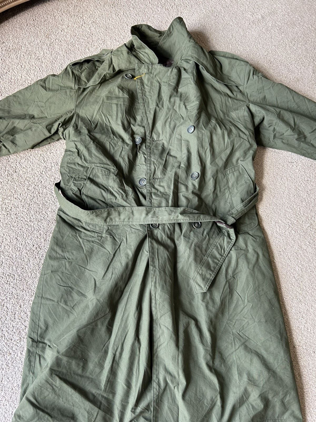 Christian Dior Monsieur Christian Dior Monsieur Green Trench Coat 42R Size US M / EU 48-50 / 2 - 1 Thumbnail