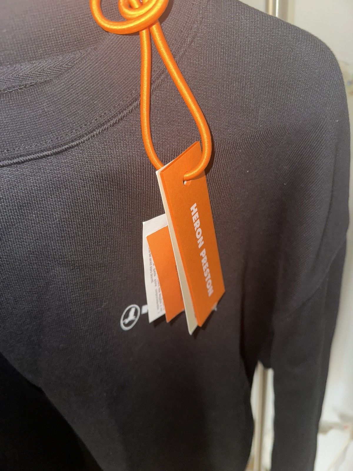 Heron Preston Heron Preston logo-tape sweatshirt Size US M / EU 48-50 / 2 - 7 Thumbnail