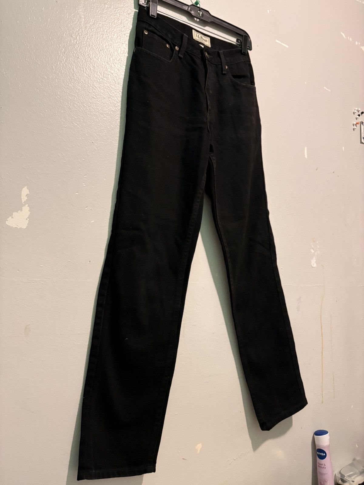 L.L. Bean Vintage L.L. Bean black jeans, size 4 regular. Size US 29 - 2 Thumbnail