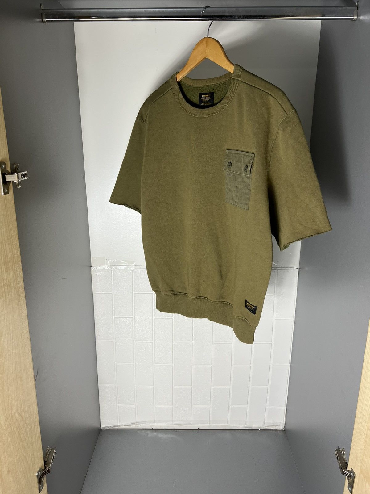 Carhartt Wip VINTAGE CARHARTT WIP MILITARY POCKET SWEAT DESIGNER Y2K 90s Size US M / EU 48-50 / 2 - 8 Thumbnail