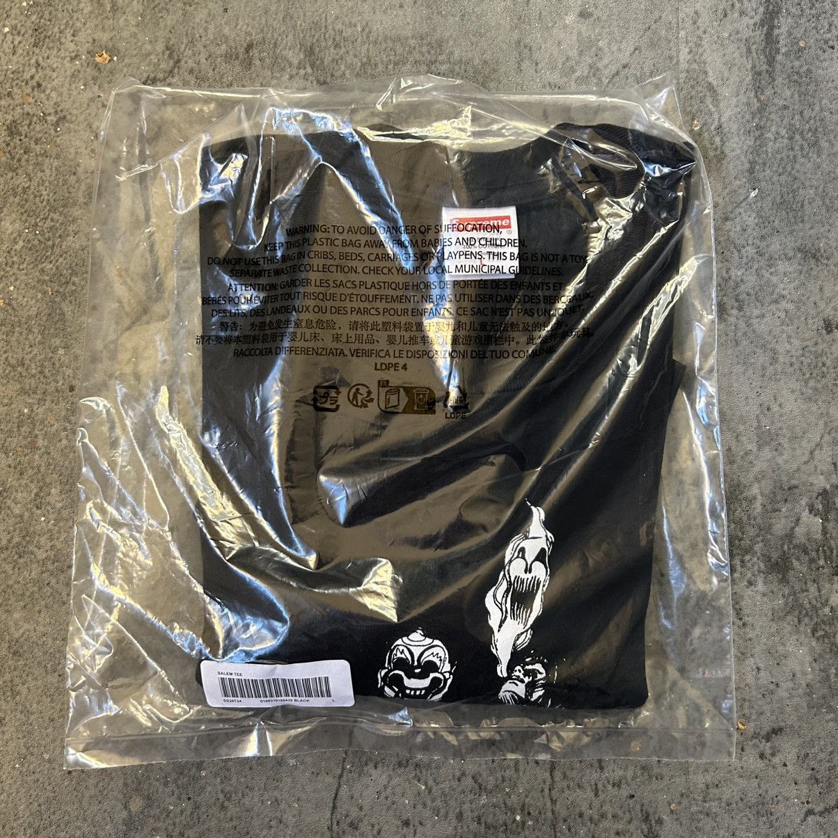 Supreme SALEM Tee Black Unopened