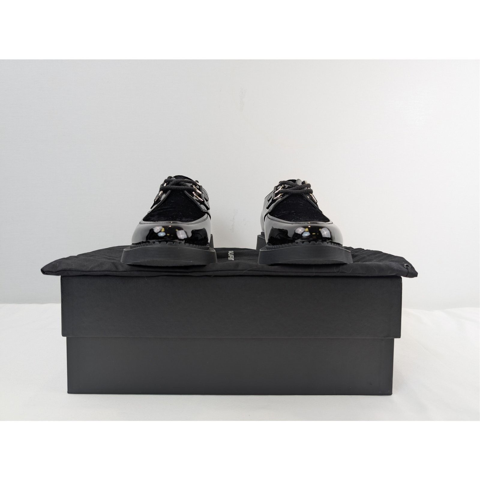 Saint Laurent Paris o1rshd1 Teddy SH Derby Shoe Boots in Black Size US 10 / EU 43 - 17 Thumbnail