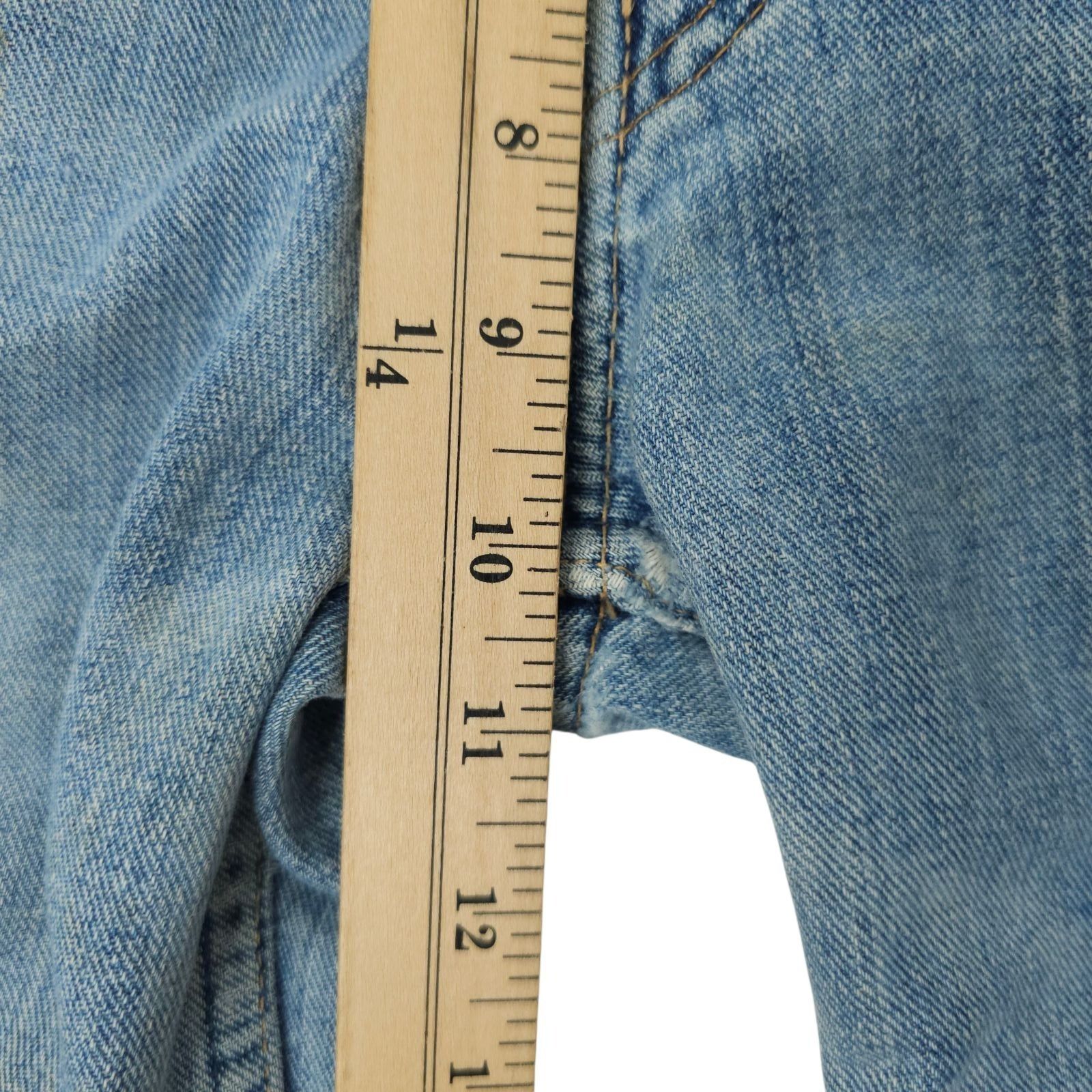 American Eagle Outfitters American Eagle Straight Leg Jeans 31x32 (Fit 31x31.5) Distre Size US 31 - 17 Thumbnail