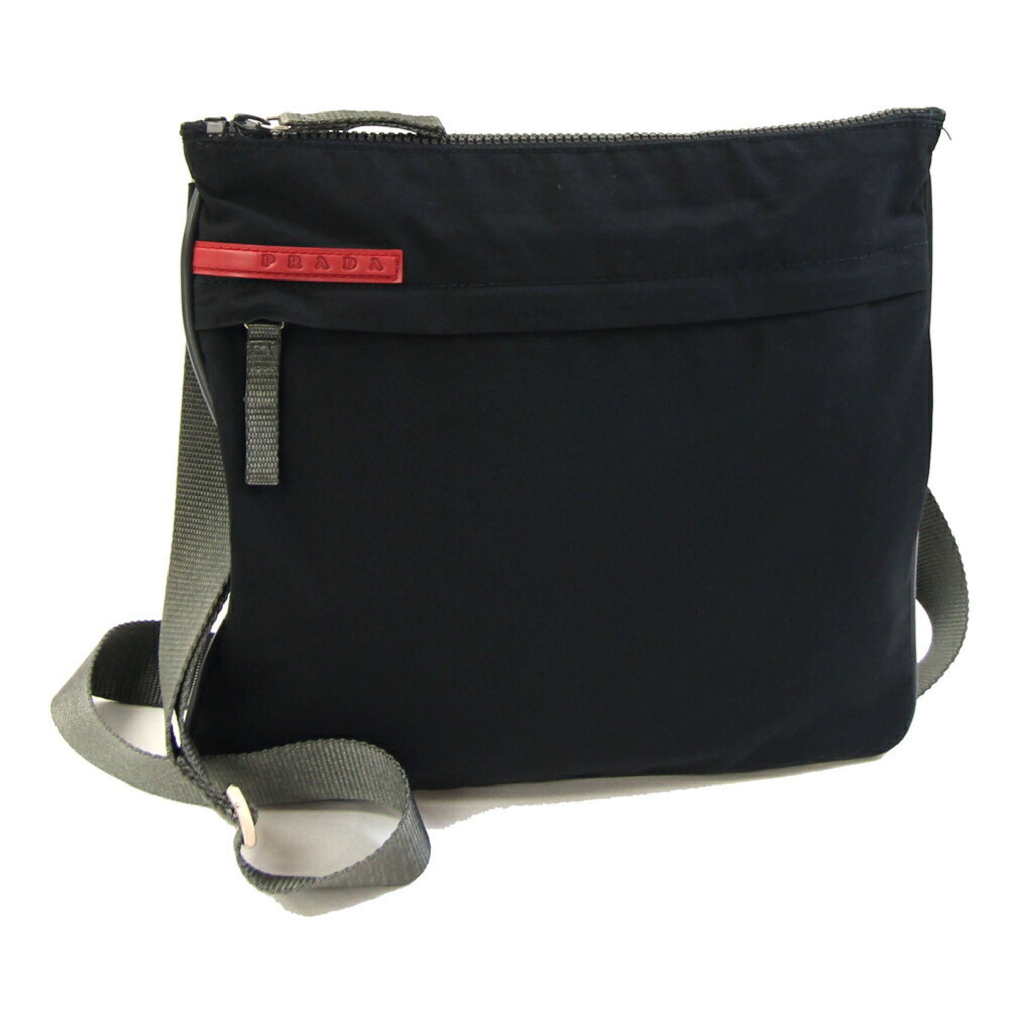 Pradasports Prada Shoulder Bag Sport 4VA032 Black Nylon Crossbody for Men and Women