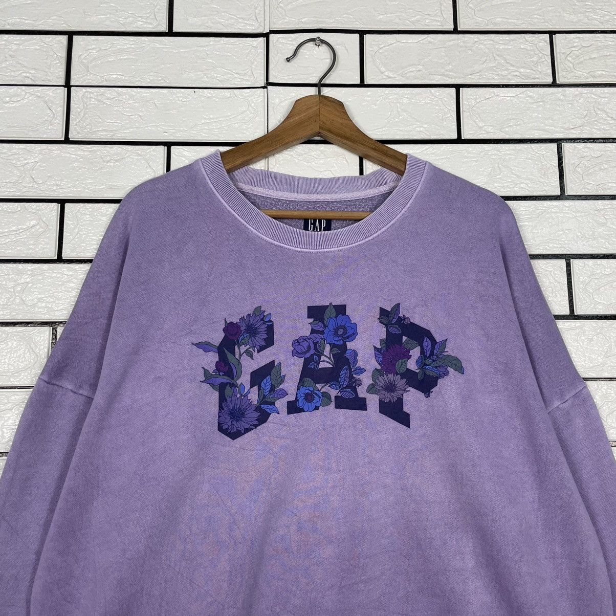 Gap Gap Big Logo Purple Sweatshirt Size US M / EU 48-50 / 2 - 2 Thumbnail