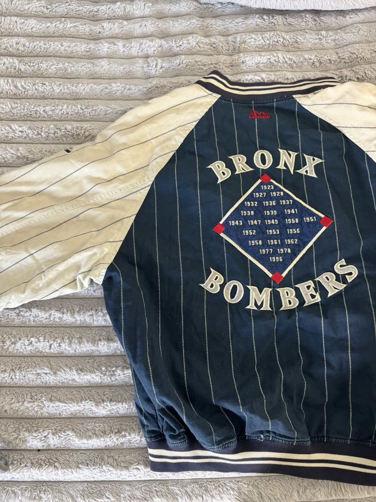 New York Yankees 90s authentic MLB yankees bronx bombers world series varsity Size US XL / EU 56 / 4 - 10 Thumbnail