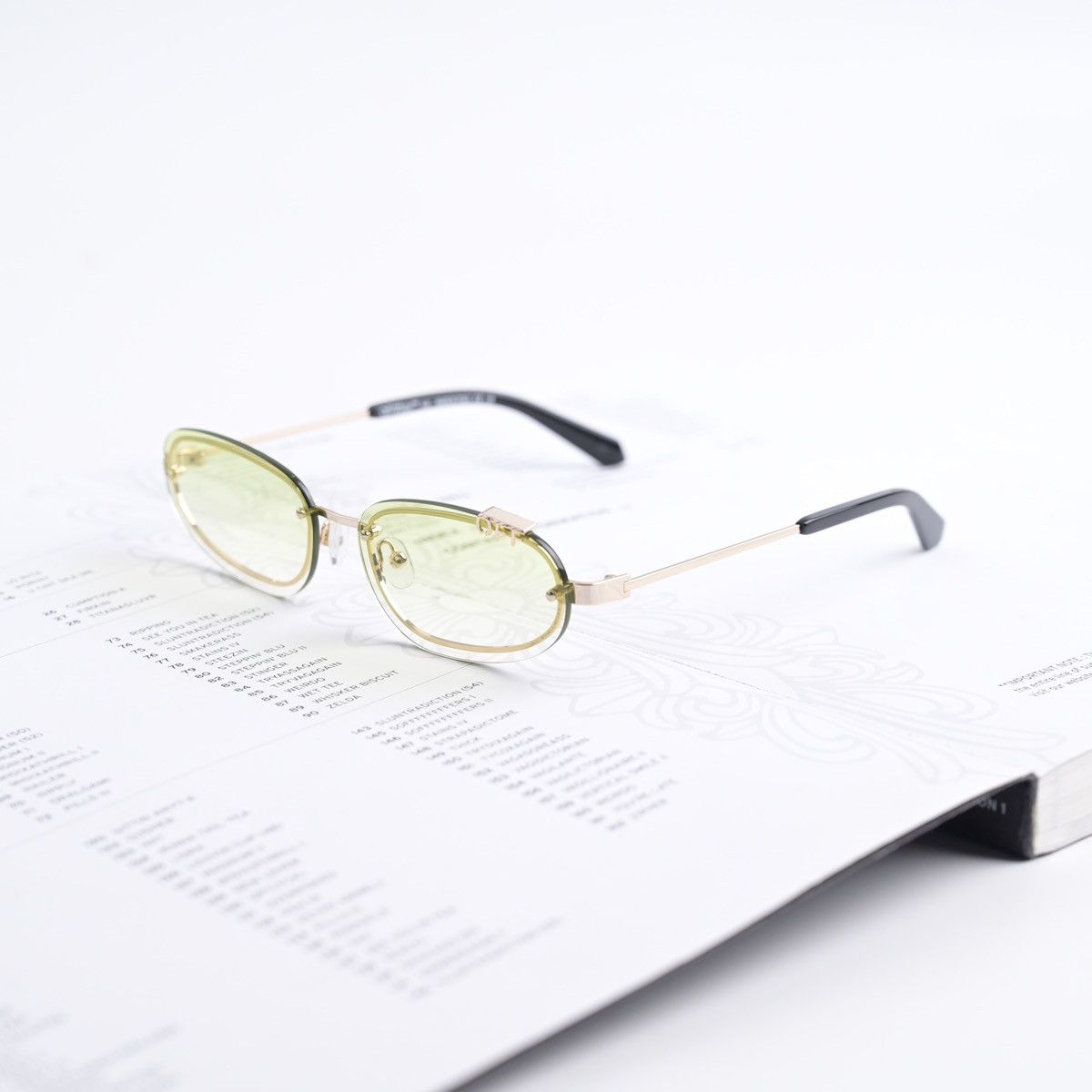 Off-White OFF WHITE MIAMI GOLD GRADIENT GREEN SUNGLASSES Size ONE SIZE - 1 Thumbnail