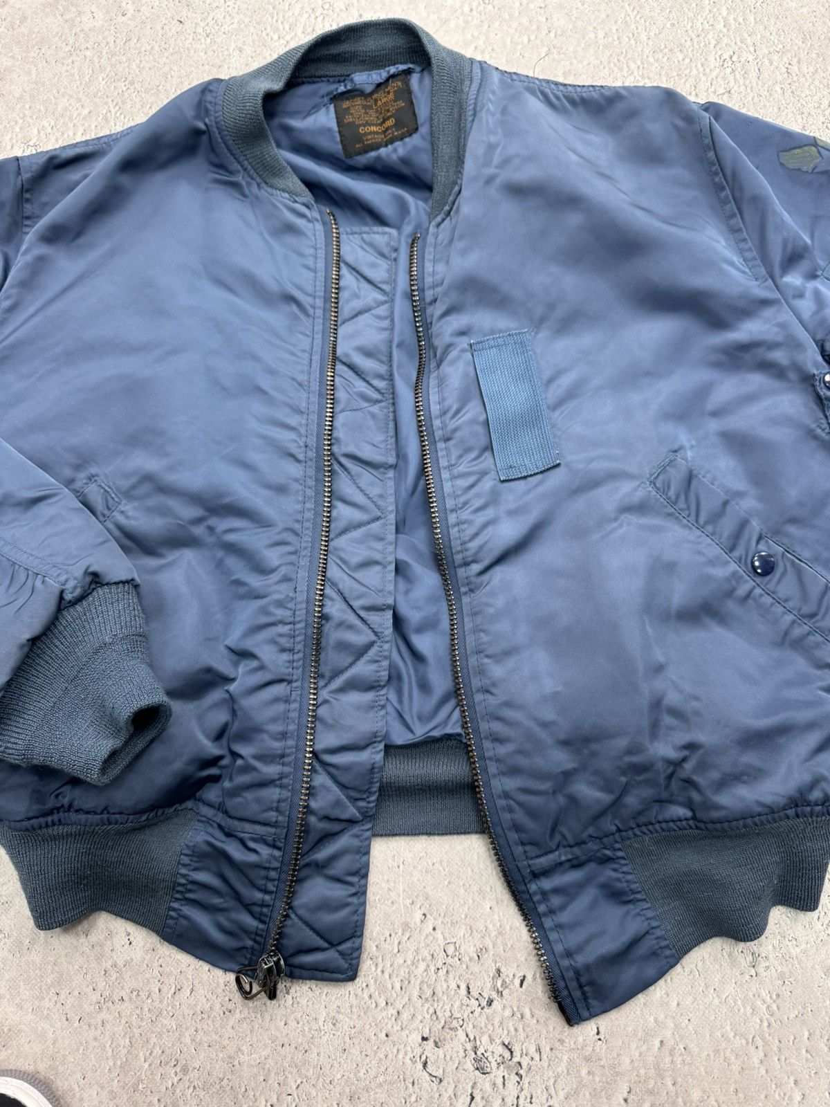 Japanese Brand Vintage MA 1 Bomber Avant Garde Ifsixwasnine Y2K Jacket Size US L / EU 52-54 / 3 - 9 Thumbnail