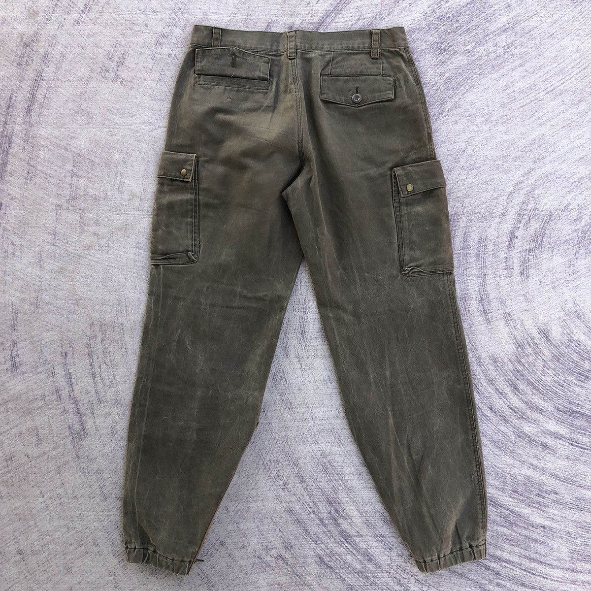 Japanese Brand Vintage Luva Tram Faded olive Cargo pants 7 pocket Size US 32 / EU 48 - 10 Thumbnail