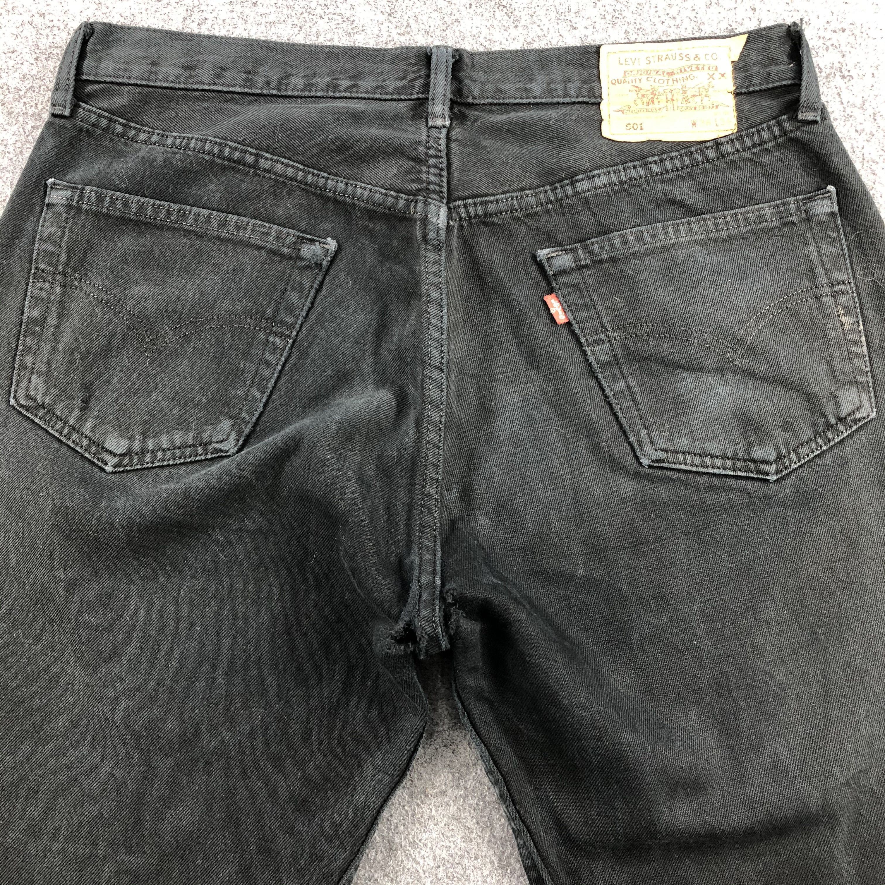 Levi's Vintage 90s Distress Levis 501 Jeans-J1428 Size US 35 - 4 Thumbnail