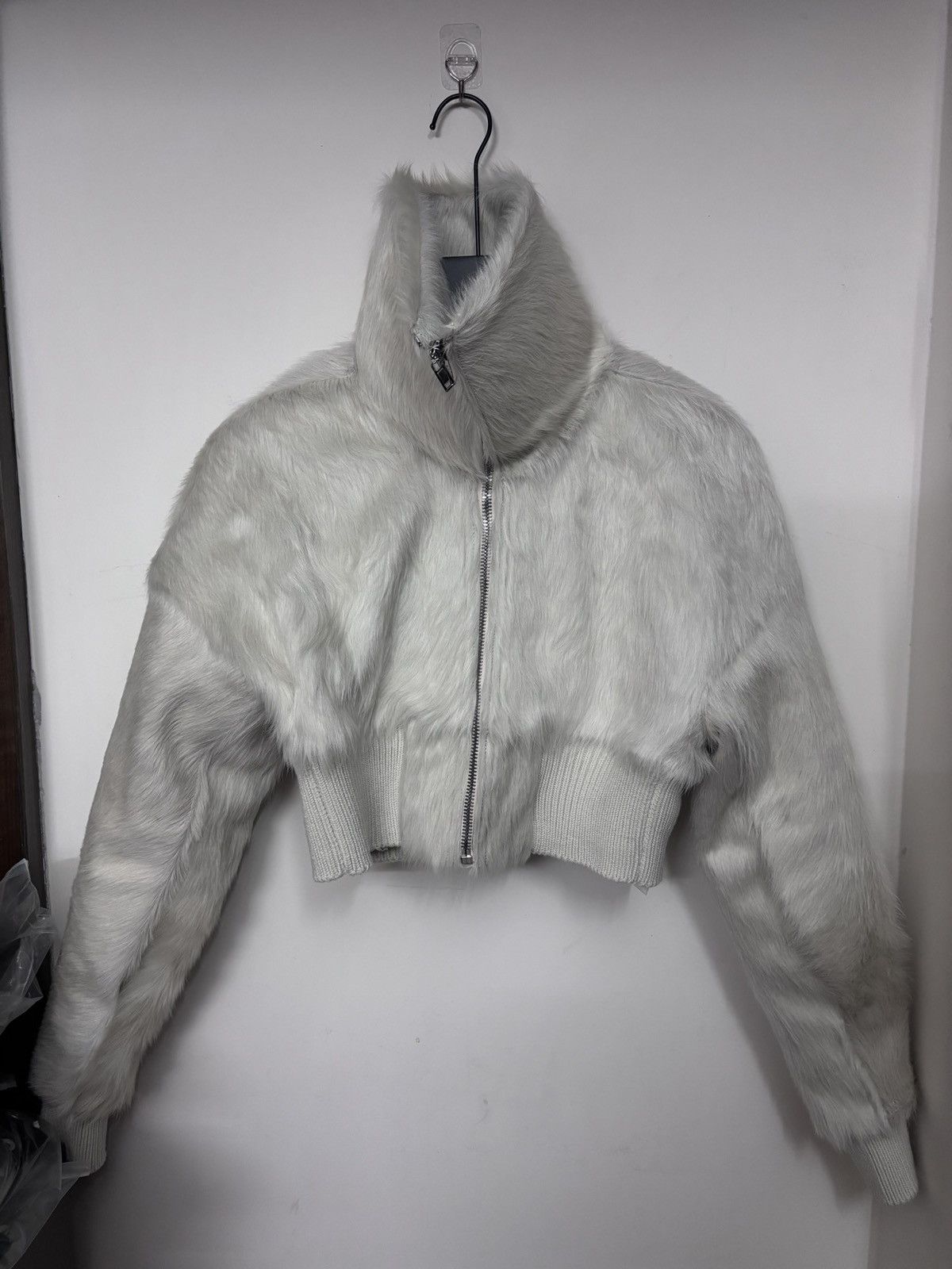 Rick Owens RICK OWENS FW25 CONCORDIANS RUNWAY DRACUCOLLAR CROPPED Size US XXS / EU 40 - 1 Thumbnail