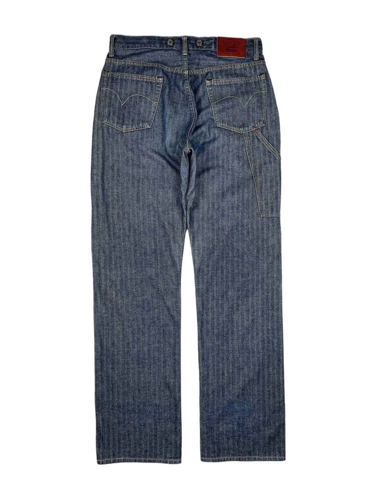 Hysteric Glamour 90s Hysteric Glamour Kinky Herringbone Twill Carpenter Jeans Size US 33 - 3 Thumbnail