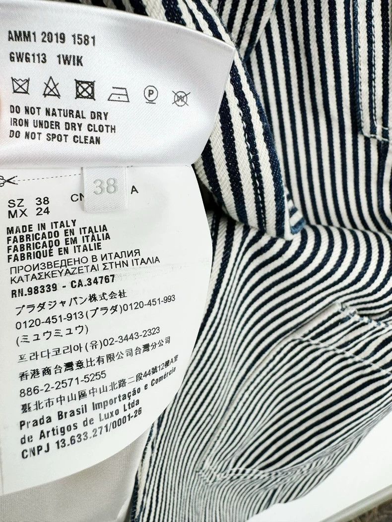 Prada Miu Miu Striped Suit Set for Spring Autumn -2505 Size M / US 6-8 / IT 42-44 - 7 Thumbnail