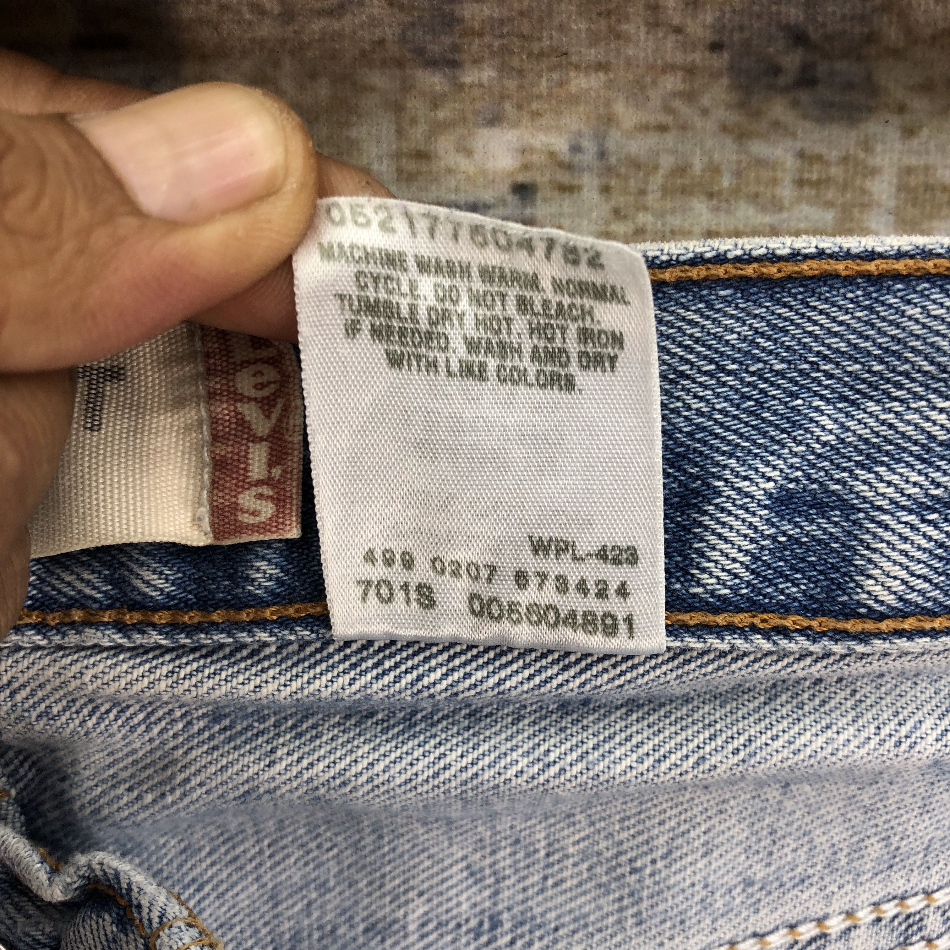 Levi's Vintage Y2K Levis Light Wash Jeans Levi's Sun Faded Denim Size US 36 / EU 52 - 10 Thumbnail