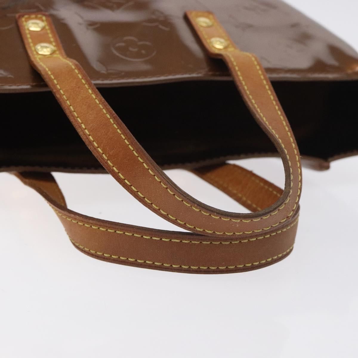 Louis Vuitton LOUIS VUITTON Monogram Vernis Reade PM Hand Bag Bronze Size ONE SIZE - 7 Thumbnail
