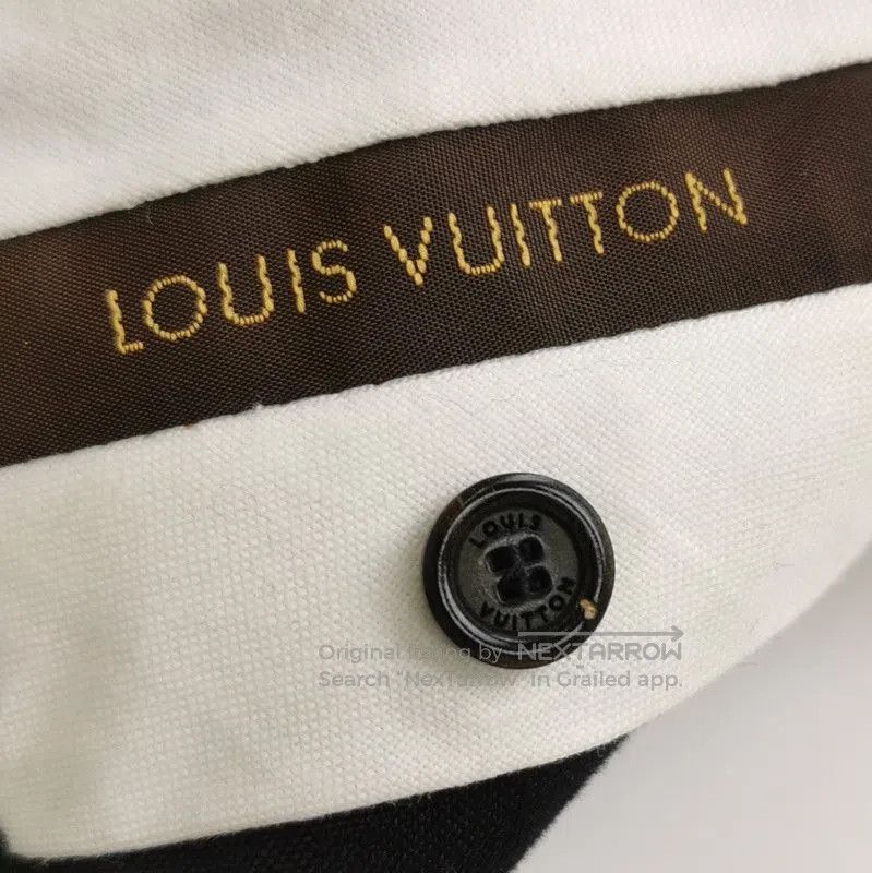 Louis Vuitton Louis Vuitton Black Cotton Contrast Panel Pants. Size US 34 / EU 50 - 3 Thumbnail