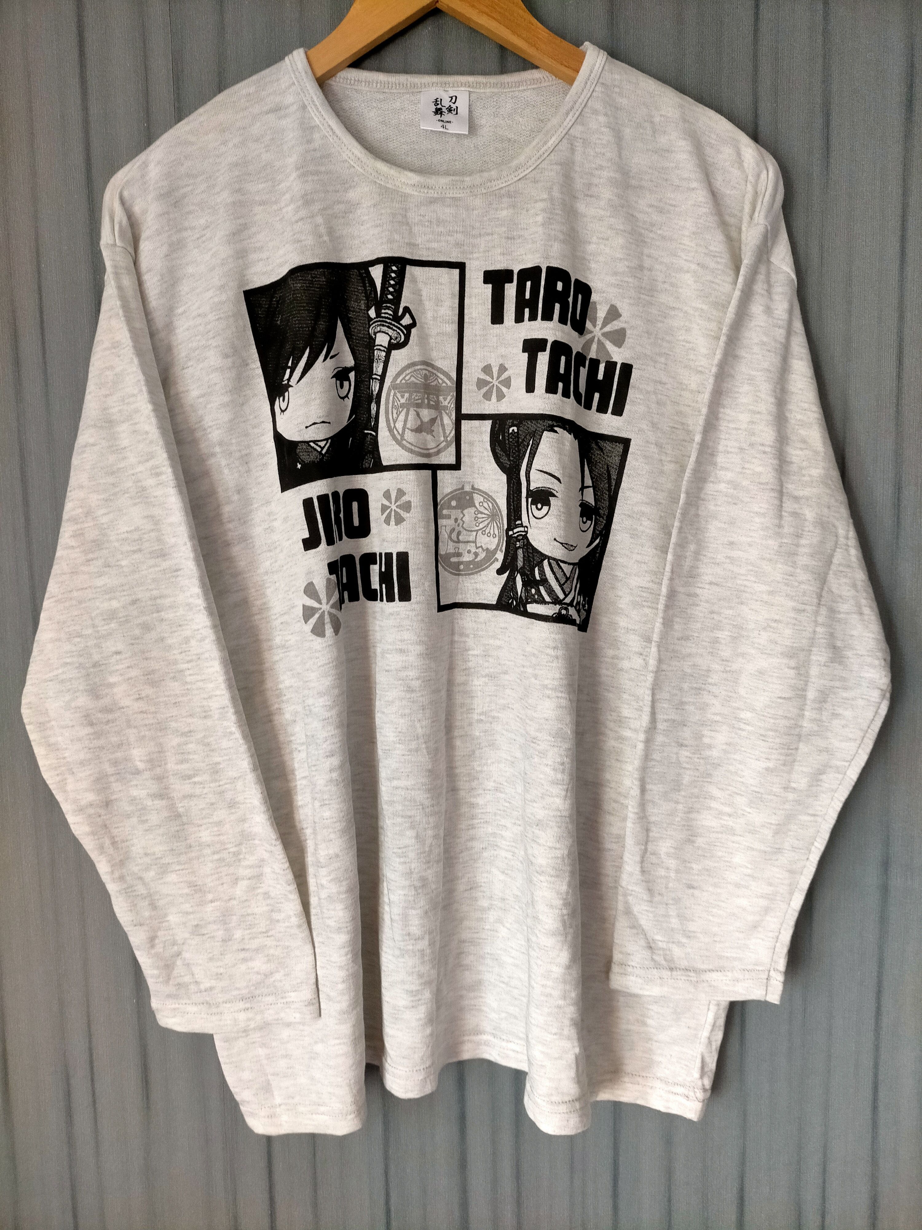Anime Taro Tachi x Jiro Tachi Anime Carton Three quarter tee Size US L / EU 52-54 / 3 - 1 Thumbnail