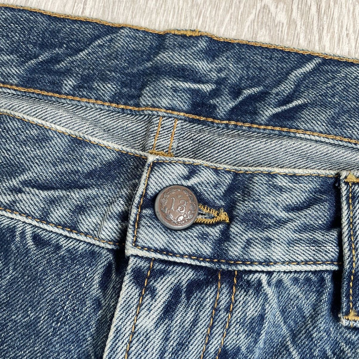R13 R13 Boyfriend Jeans Dirty Kelly 22/23 Size 33" - 6 Thumbnail