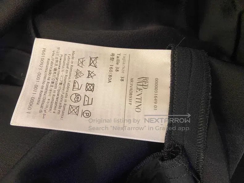 Valentino Valentino Black short-sleeved dress Size XS / US 0-2 / IT 36-38 - 4 Thumbnail