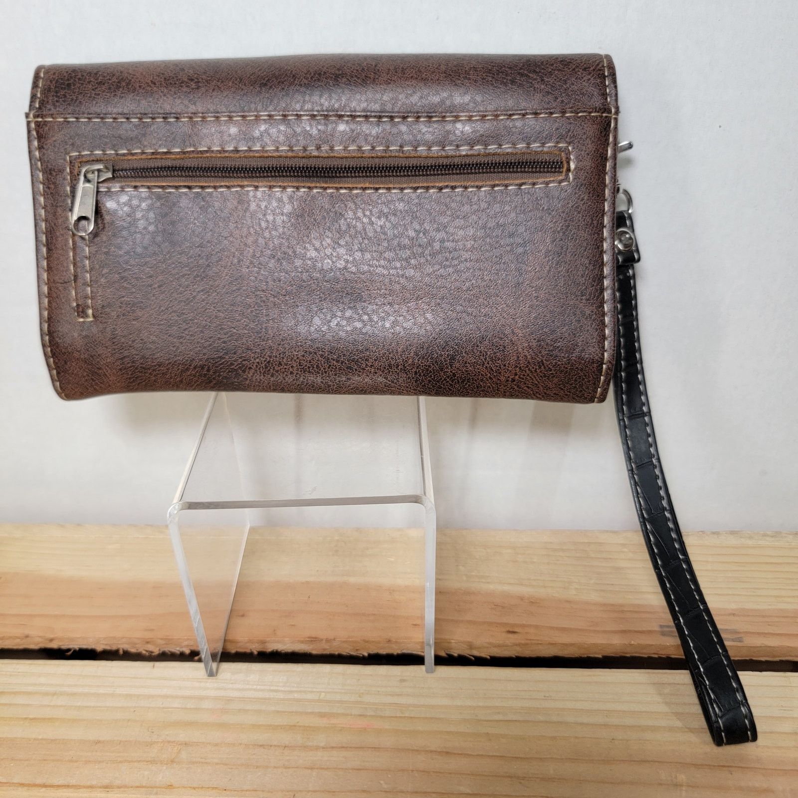 Other Unbranded Southwestern Style Faux Leather Clutch Wallet Size ONE SIZE - 3 Thumbnail