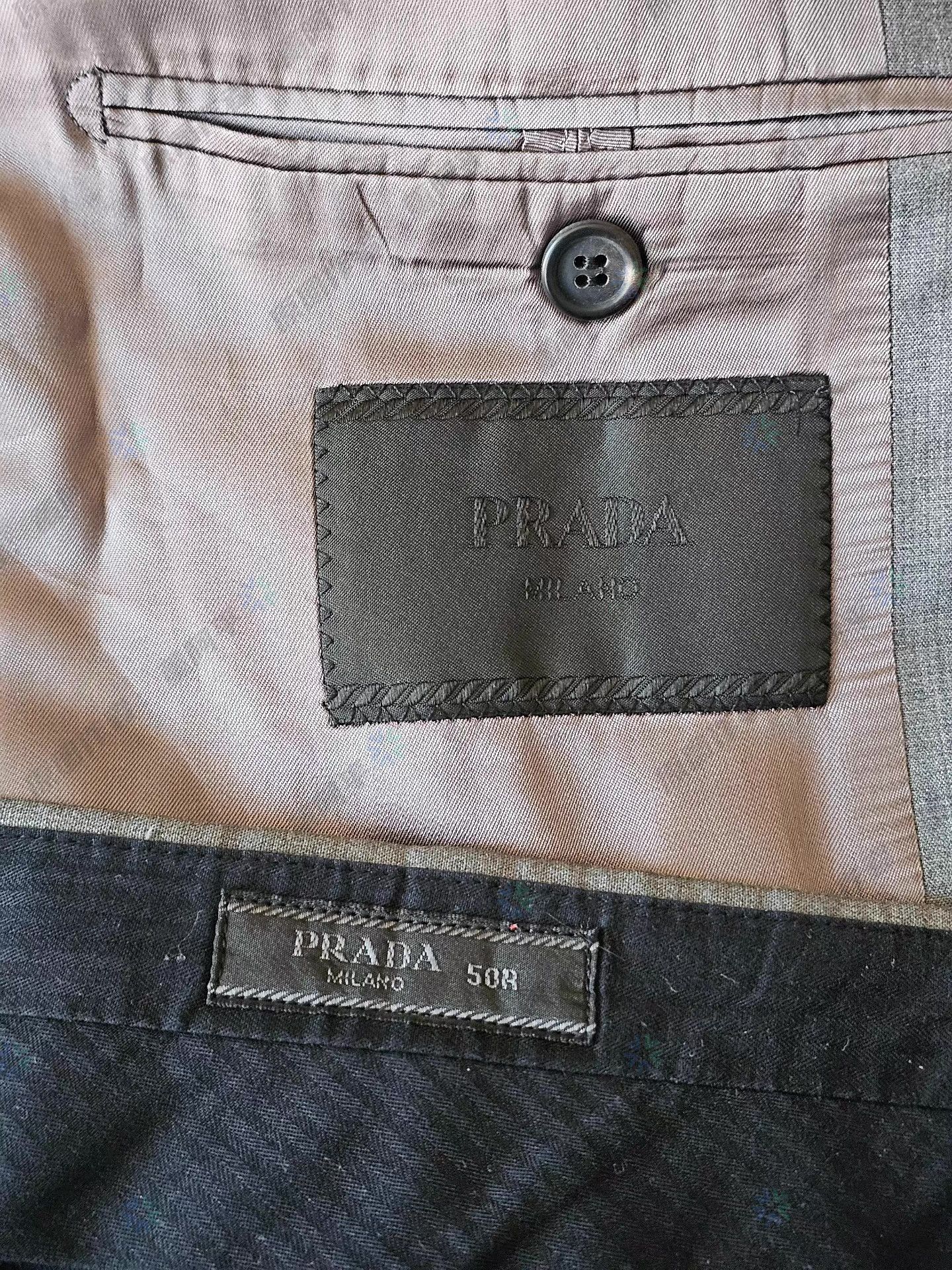 Prada Prada Men's Suit Set Size 48R - 6 Thumbnail