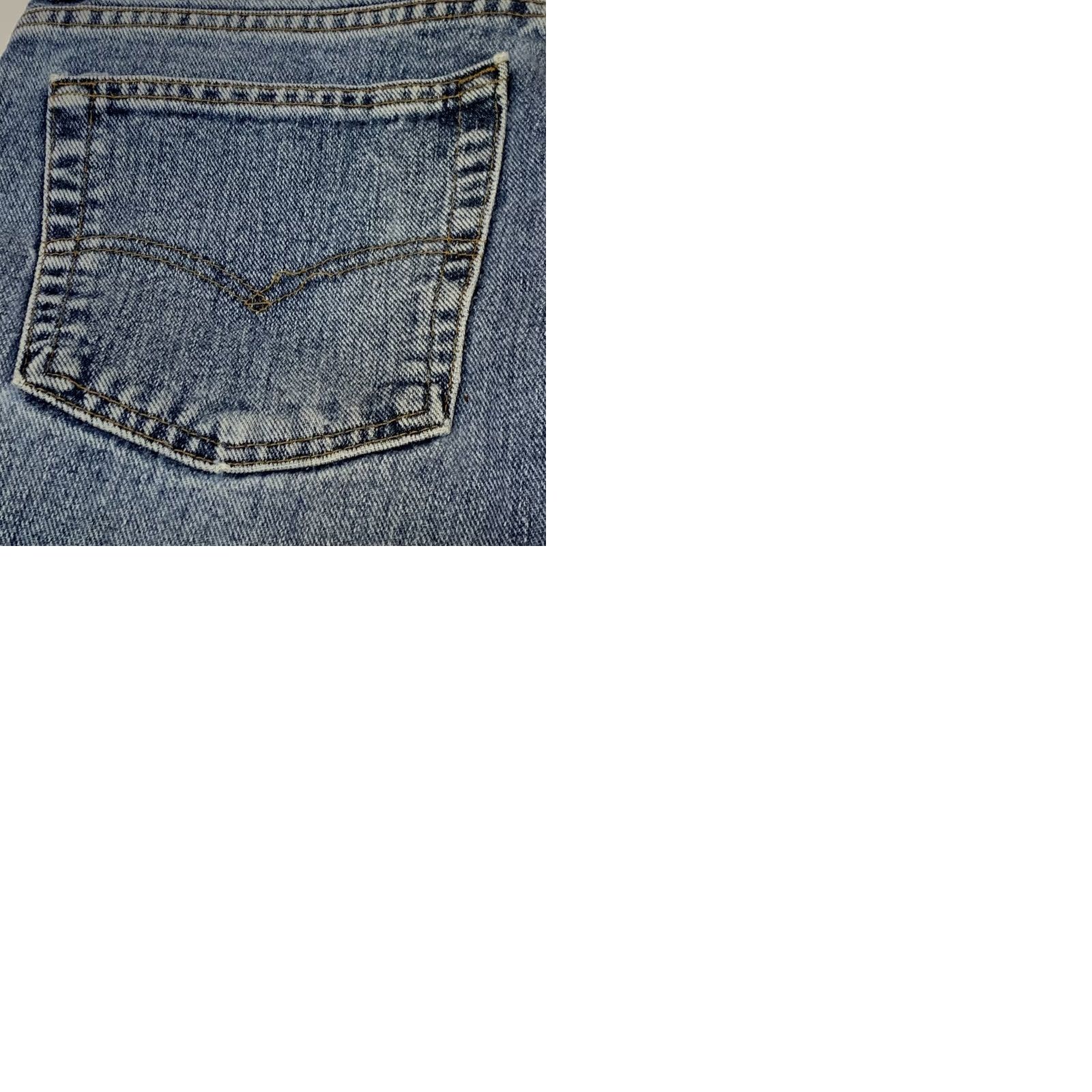 Levi's VINTAGE Levi's 550 Jeans Distressed Faded USA 34x33 Relaxed Fit Denim Blue Mens Jeans Size US 34 / EU 50 - 9 Thumbnail
