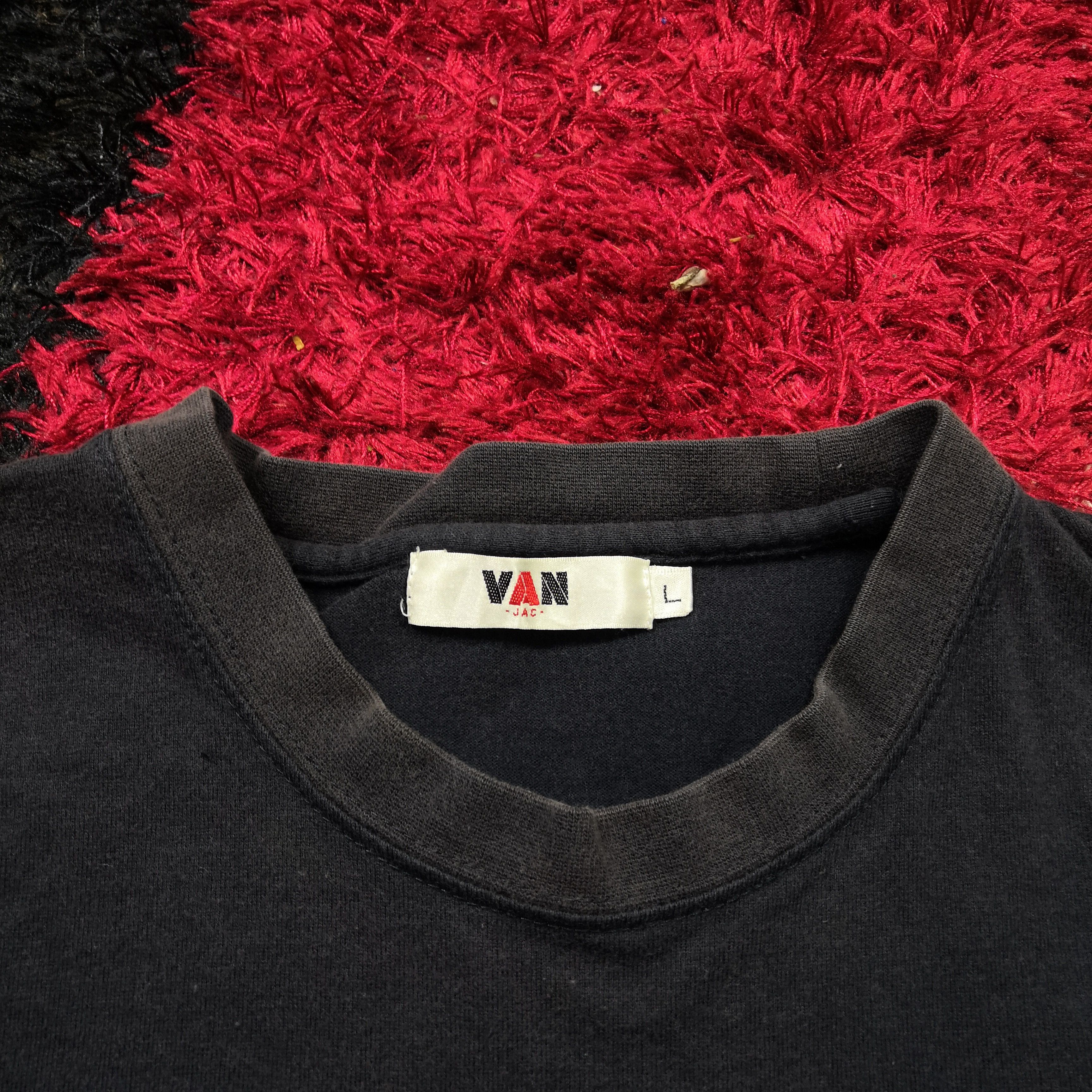 Japanese Brand Vintage 90s VAN JAC T-Shirt Luxury Brand Crewneck Tees Size US M / EU 48-50 / 2 - 4 Thumbnail