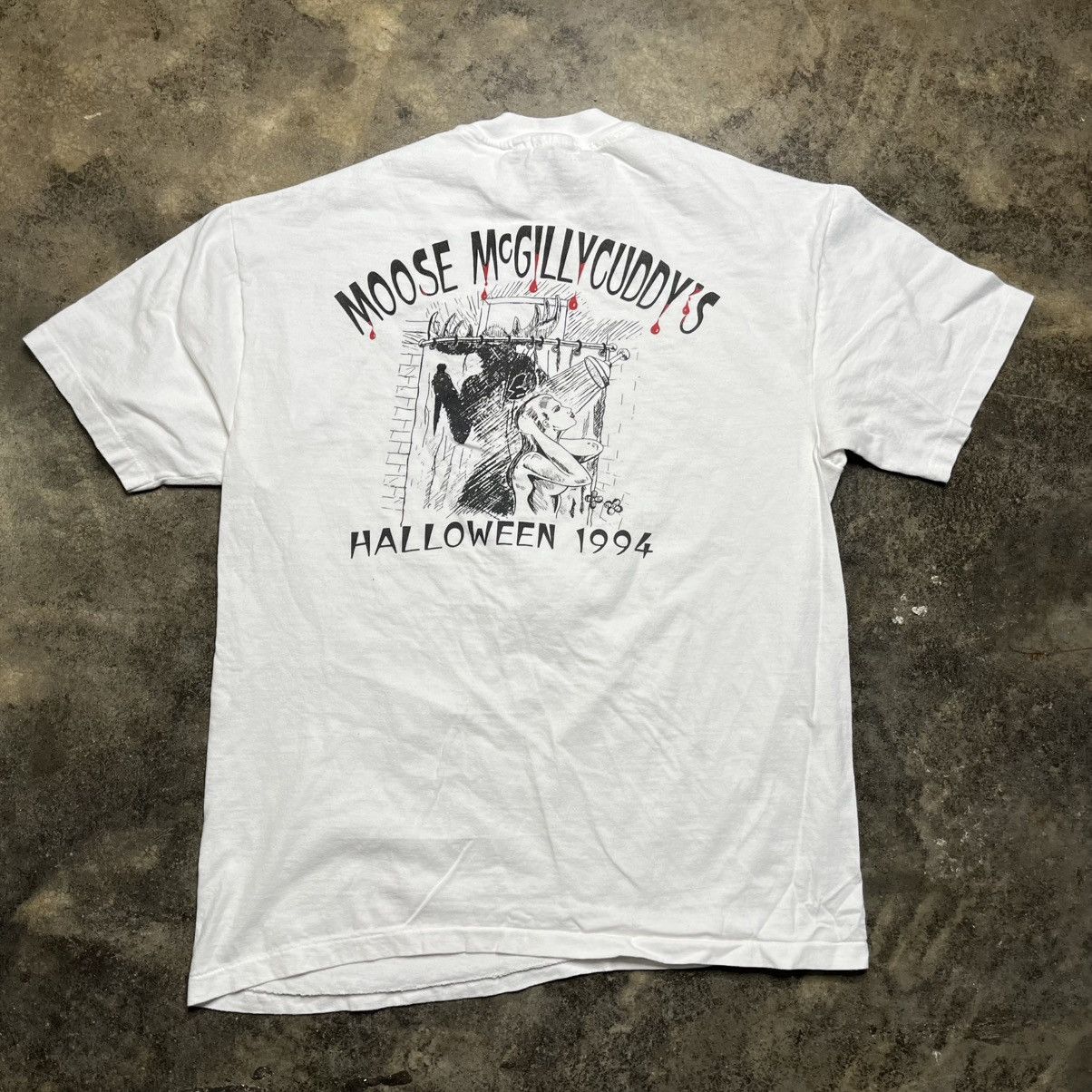 Vintage vintage halloween psycho kill moose murder tshirt Size US L / EU 52-54 / 3 - 1 Thumbnail