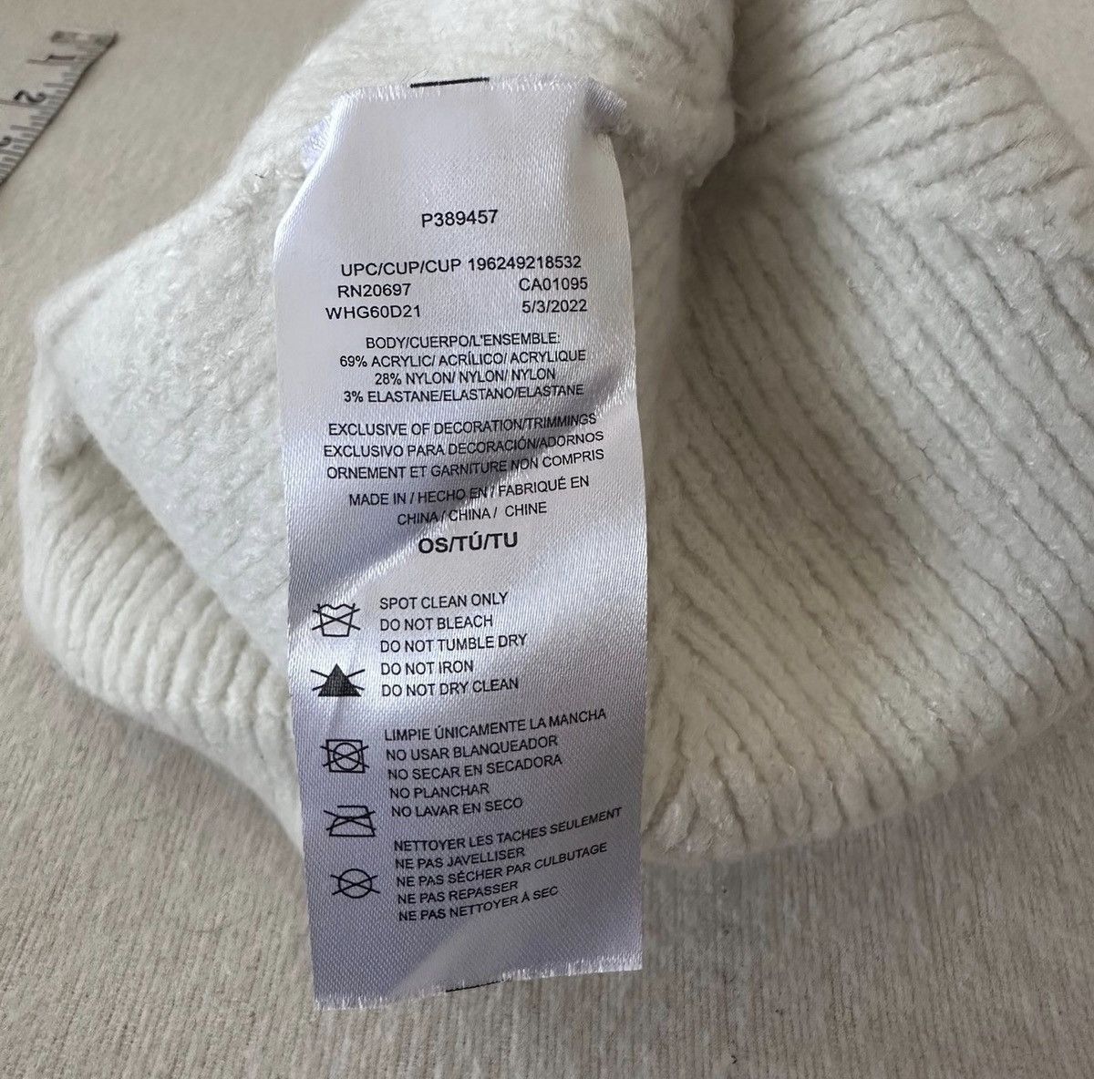 Dickies NWT Dickies off white and green beanie Size ONE SIZE - 6 Thumbnail