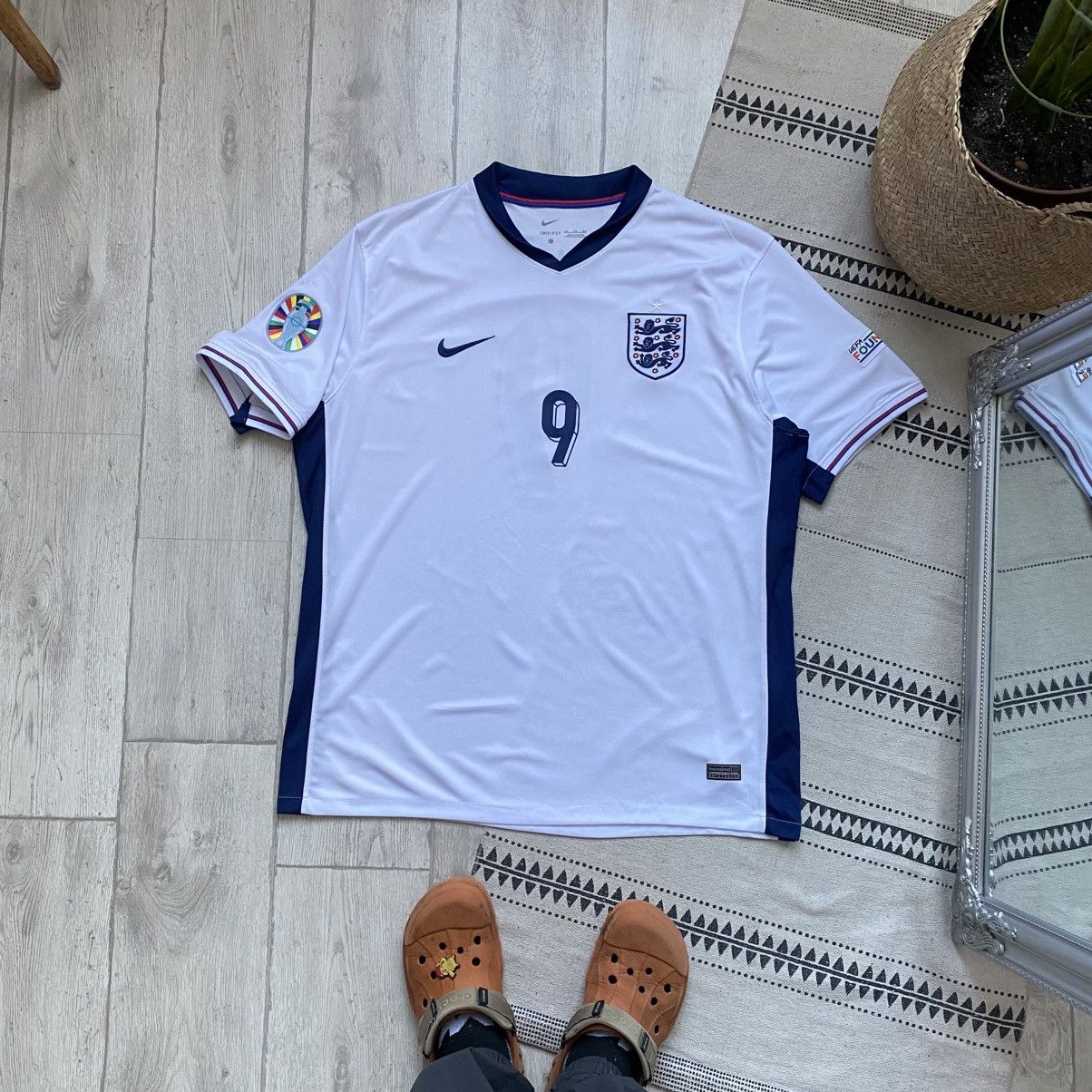 Nike Blockore Nike England Soccer jersey Kane 9 UEFA Size US XXL / EU 58 / 5 - 2 Thumbnail