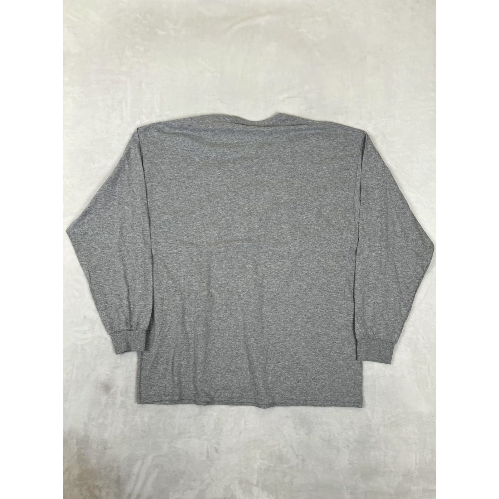 Fruit Of The Loom VINTAGE Alhambra Bulldogs Long Sleeve Shirt Mens 2XL Gray 90% cotton 10% polyester Crew Neck Graphic Print Size US XXL / EU 58 / 5 - 7 Thumbnail