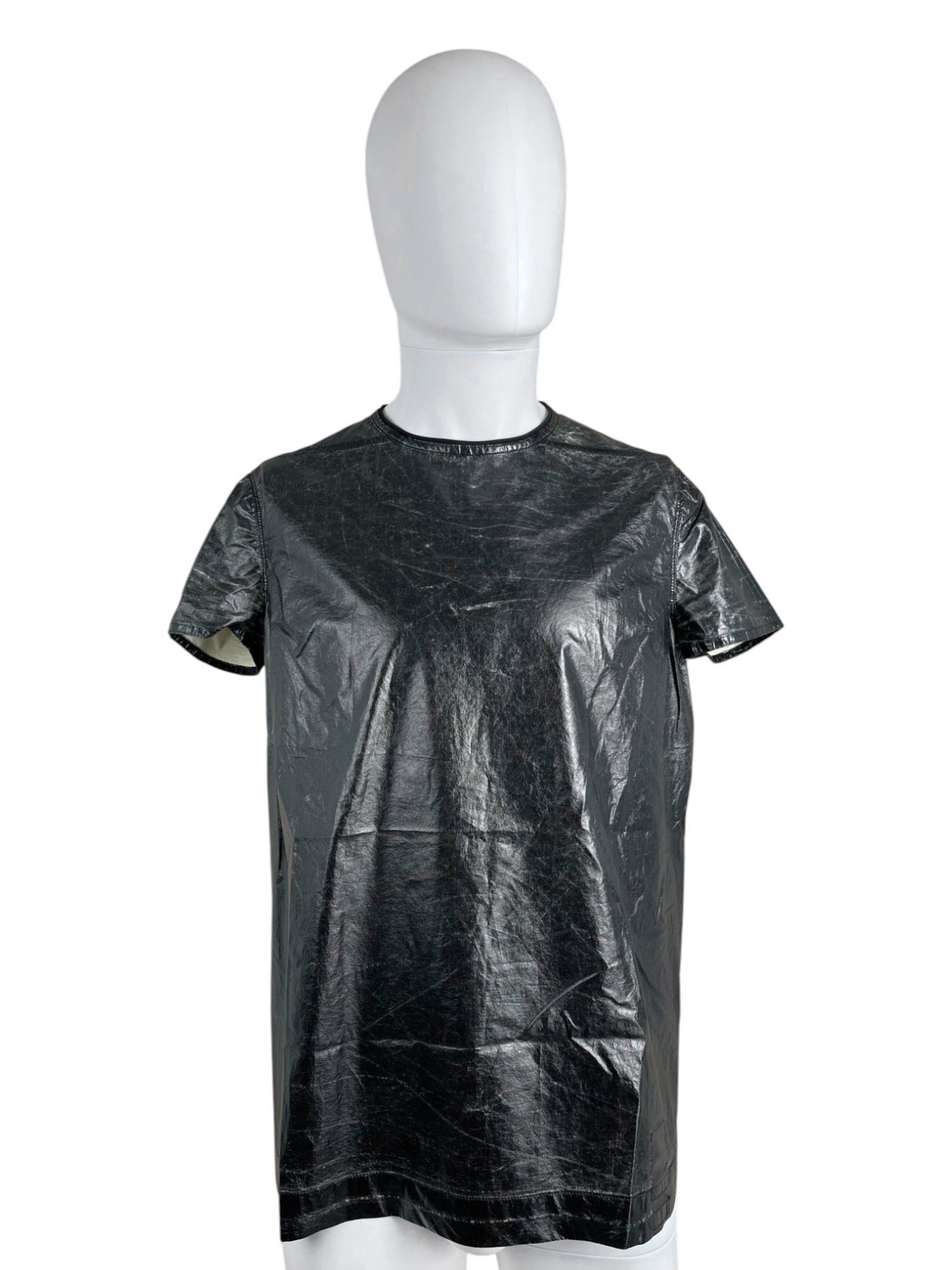 Rick Owens S/S 2016 "CYCLOPS" Black Lucid Cotton Tee Size M / US 6-8 / IT 42-44 - 1 Thumbnail