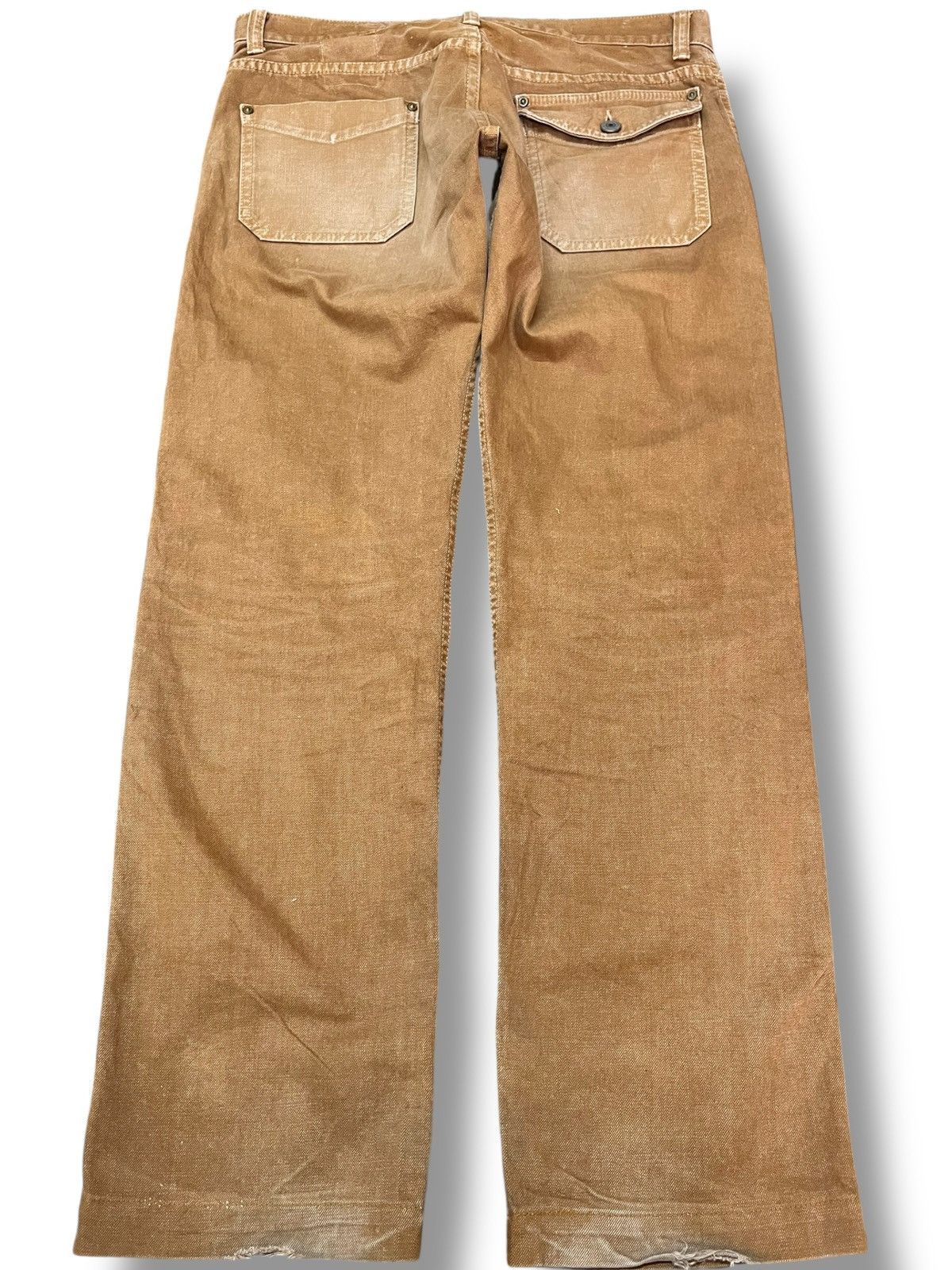 Beauty Beast × Japanese Brand Vintage Medio Quadro Bush Pants Denim Size US 31 - 7 Thumbnail