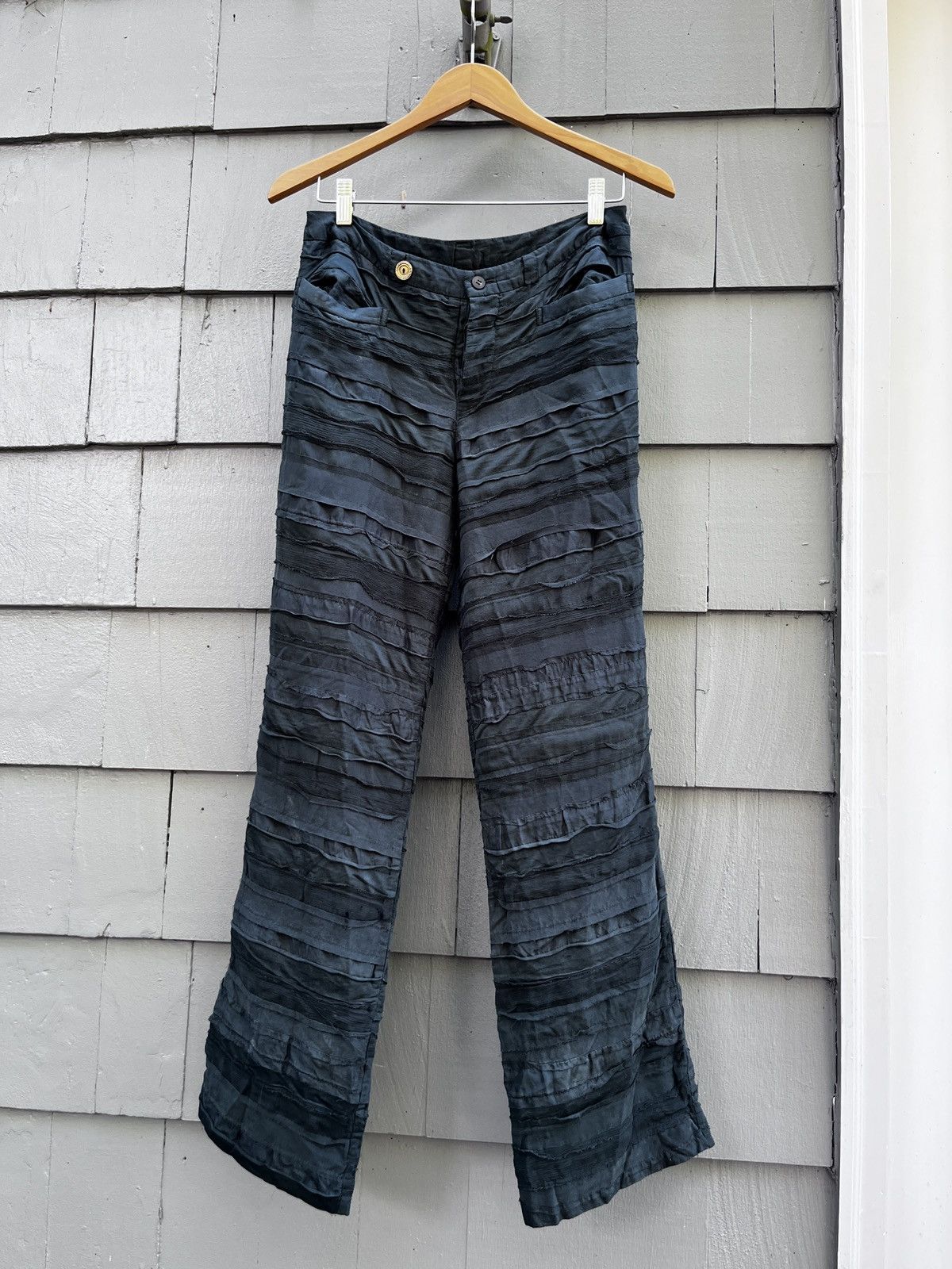 Issey Miyake Issey Miyake Haat “sample” Hagi flare pants Size US 31 - 1 Thumbnail