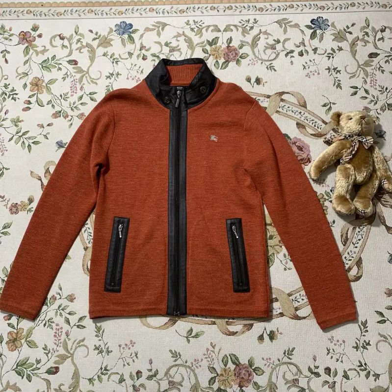 Burberry Burberry Orange Wool Women's Cardigan Size M / US 6-8 / IT 42-44 - 1 Thumbnail