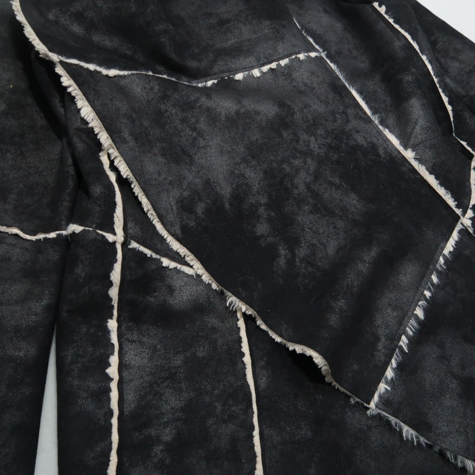GOA GOA Vkei Style Suede Fur Faux Jacket Patchwork Size US M / EU 48-50 / 2 - 6 Thumbnail
